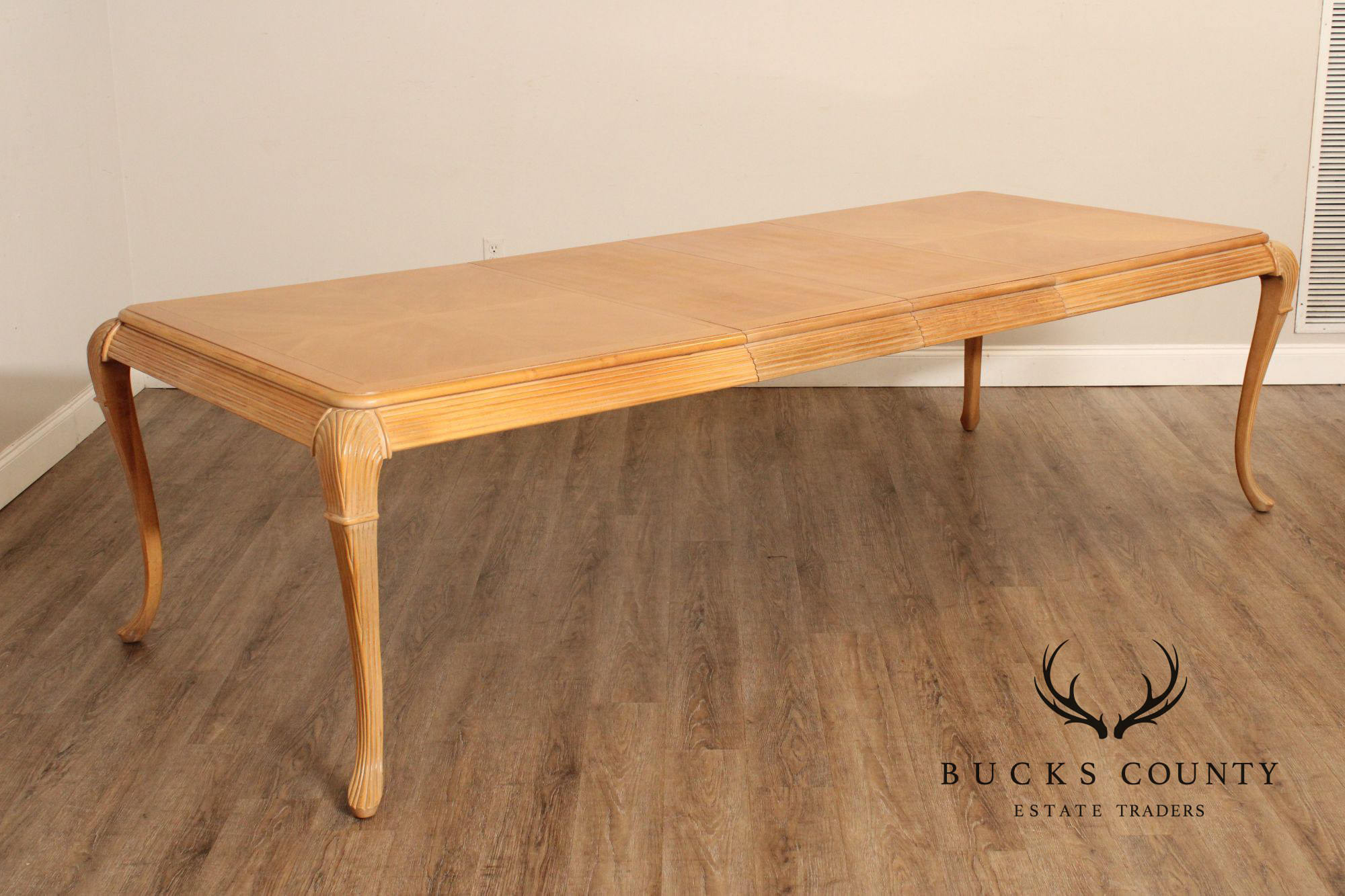 Bernhardt French Art Deco Style Expandable Dining Table