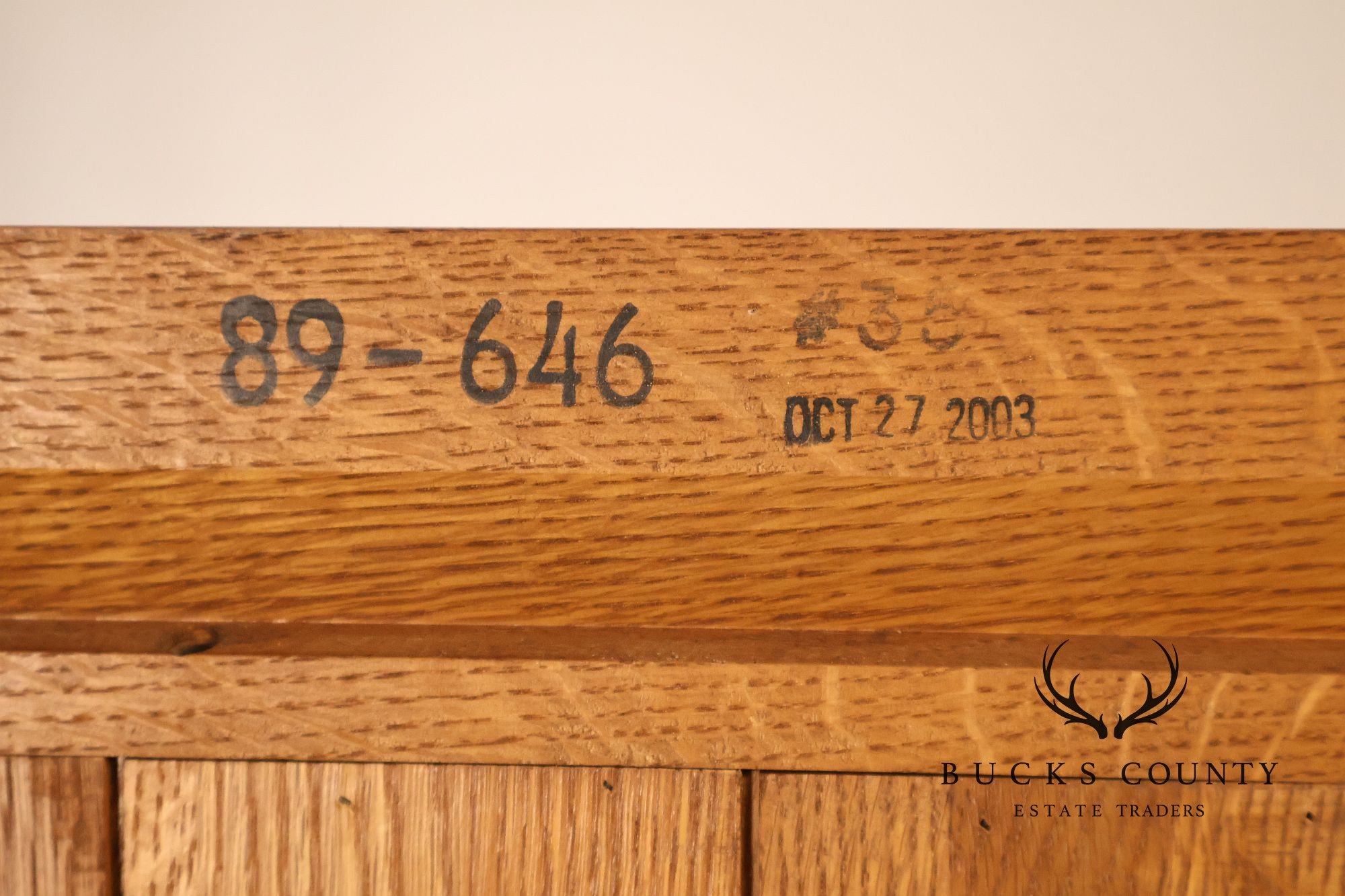 Stickley Mission Collection Oak Open Double Bookcase