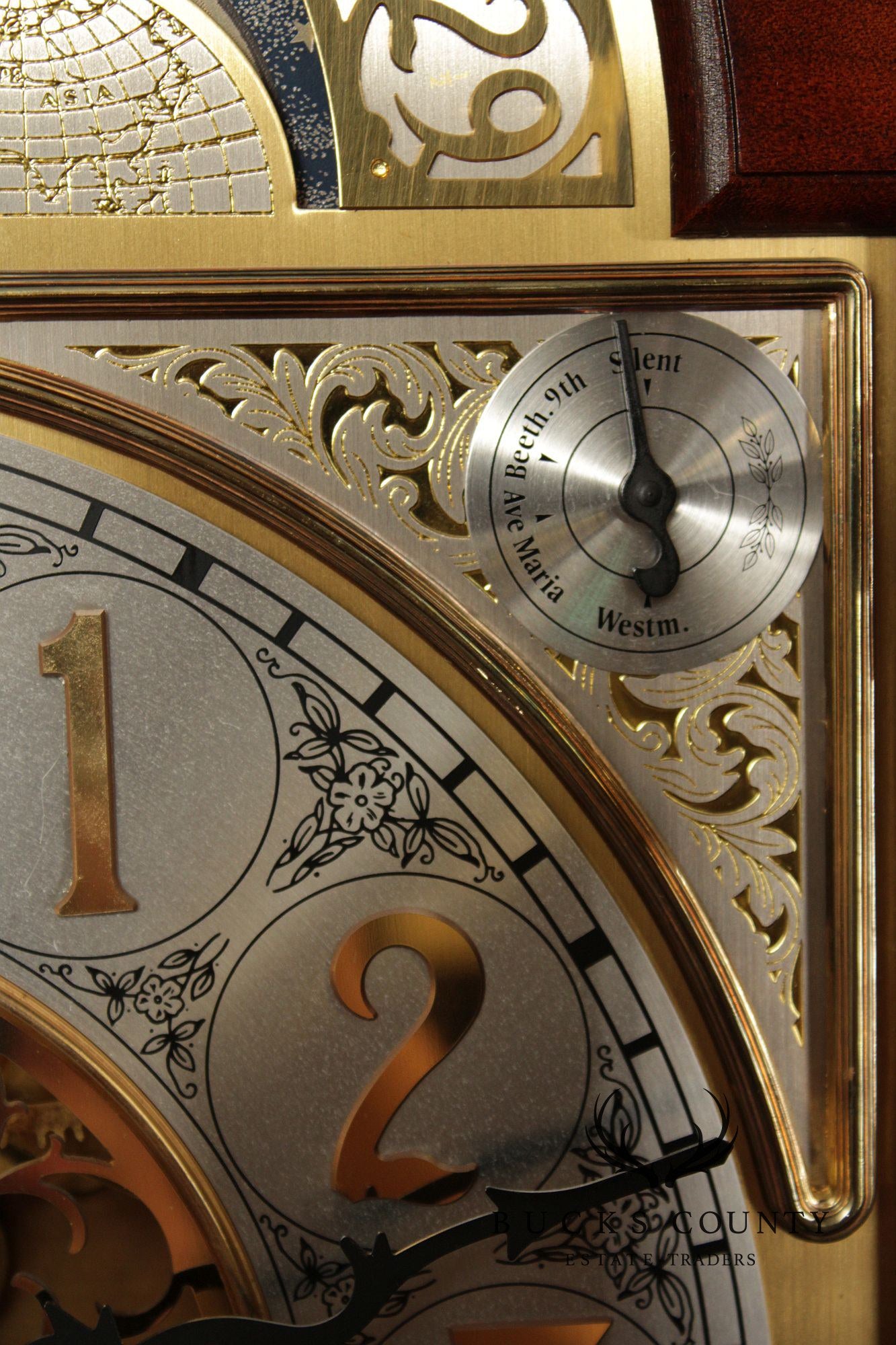 Sligh Georgian Style Mahogany 'Wilton' Grandfather Clock