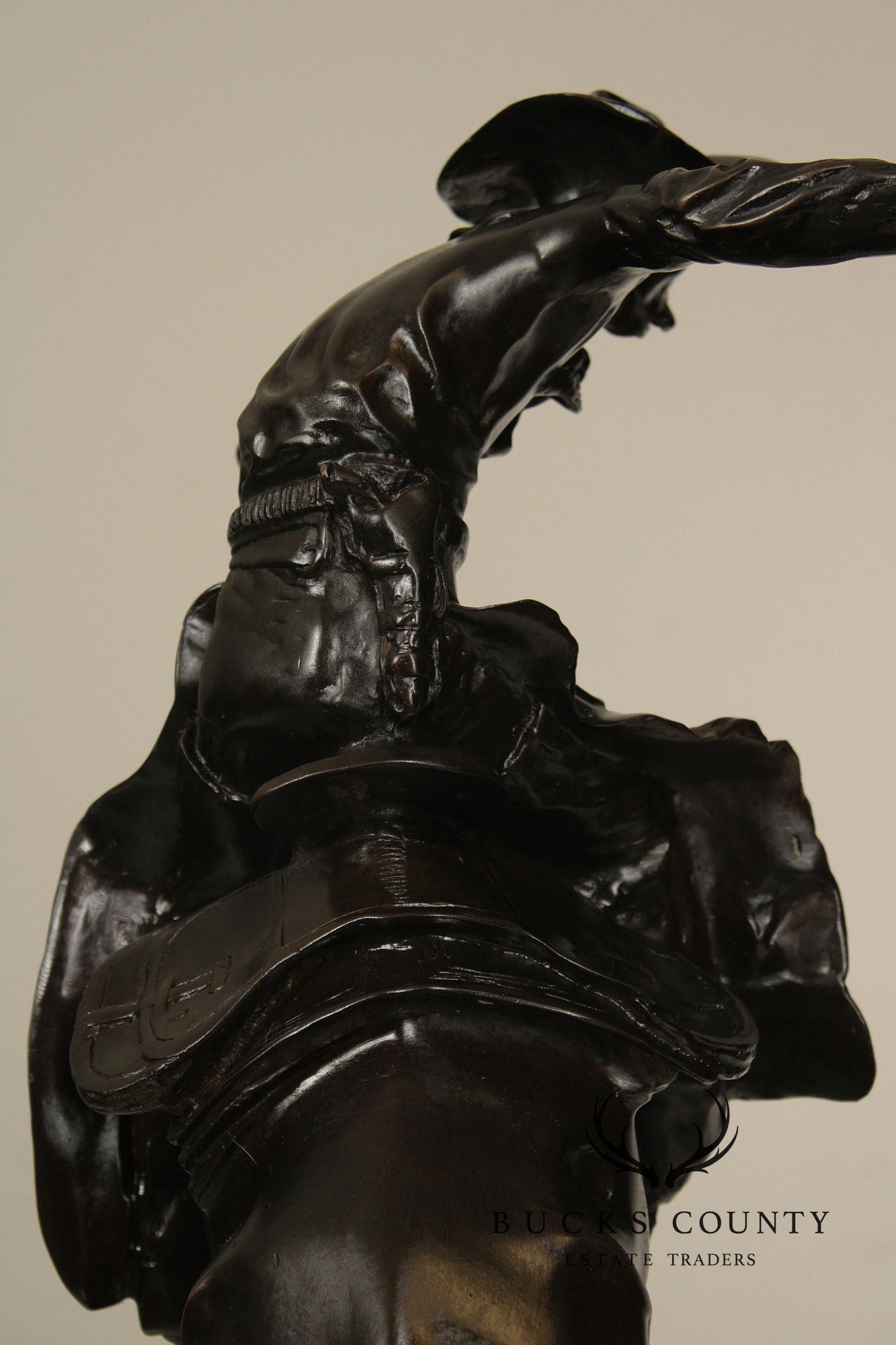 Frederic Remington Bronze Statue, 'Bronco Buster'