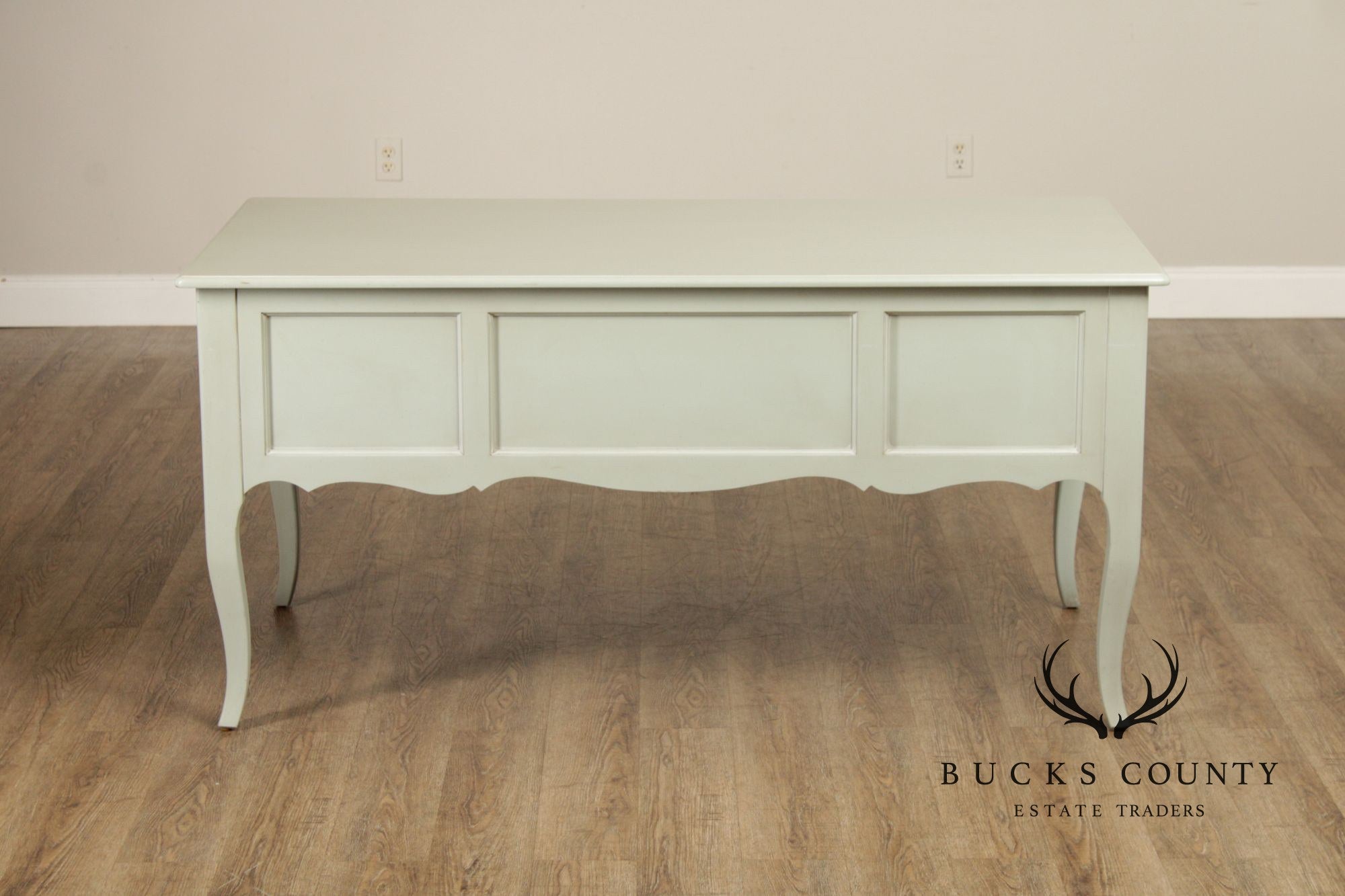 Ethan Allen 'Maison' Painted Executive Writing Desk