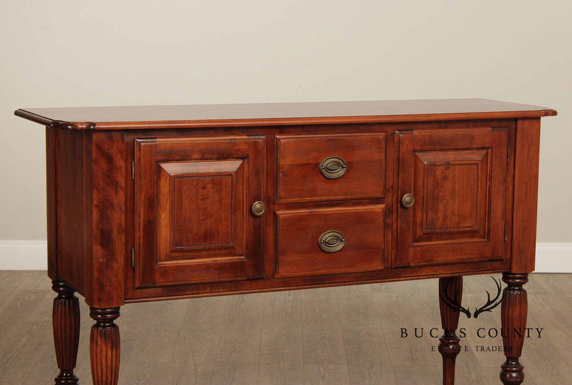 Nichols & Stone Colonial Revival Maple Sideboard