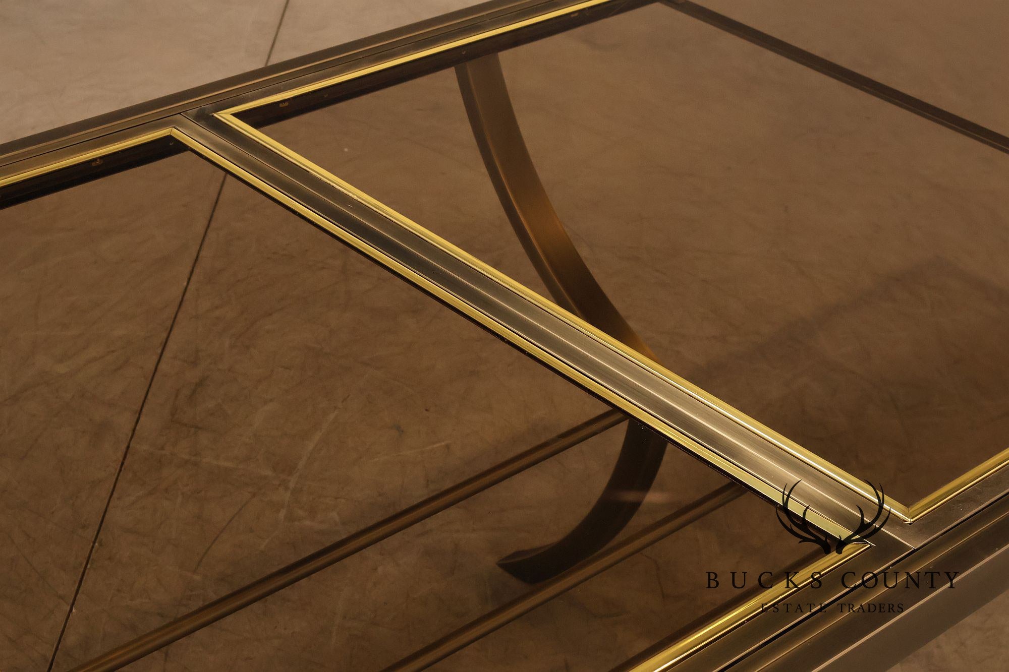 DIA Design Institute of America Glass Top Expandable Dining Table