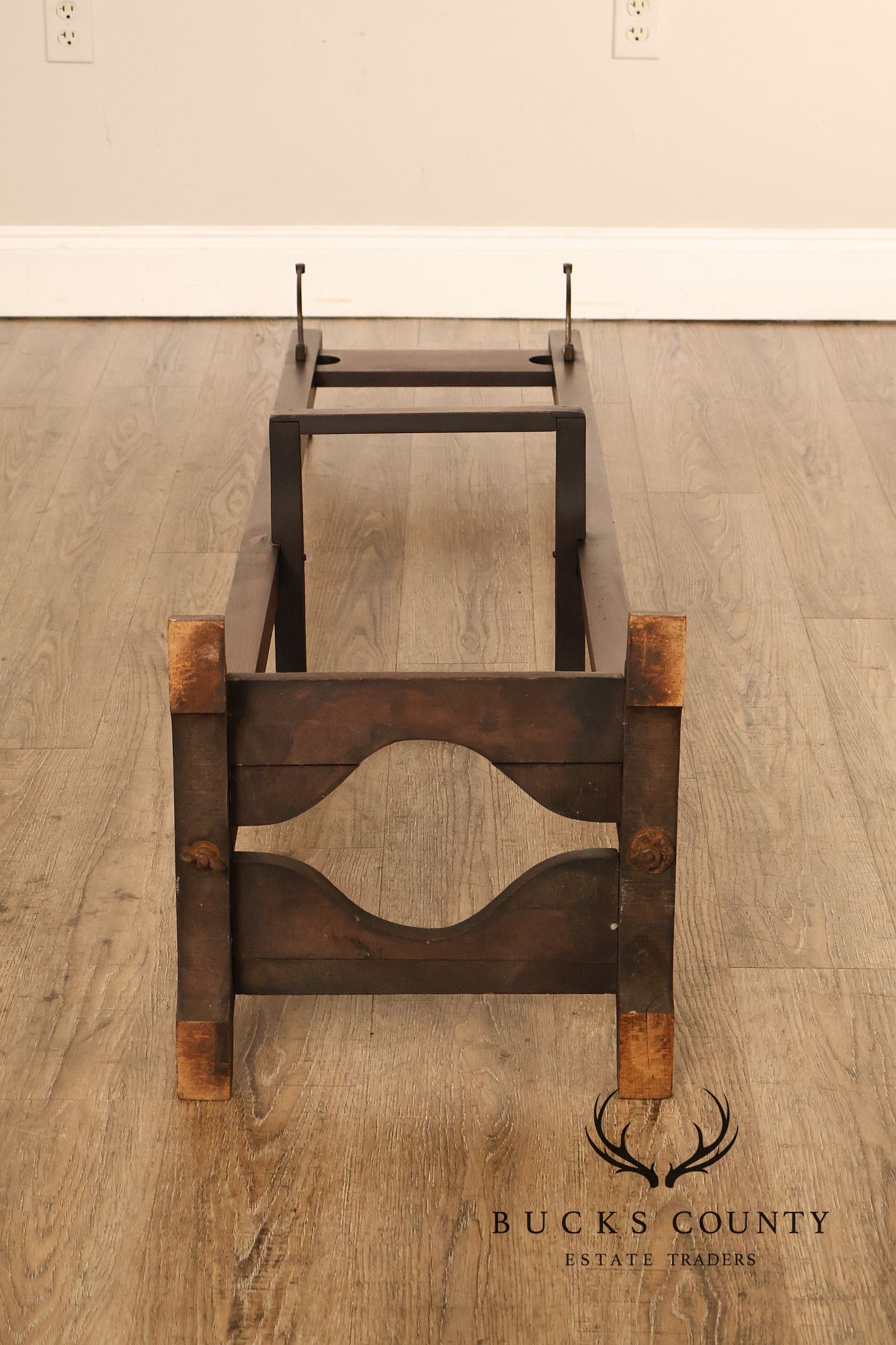 Antique Mission Style Double Sided Coat Rack