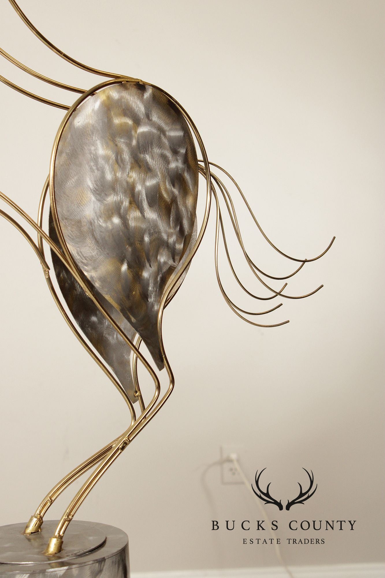 Curtis Jere Post Modern Rearing Horse Sculpture