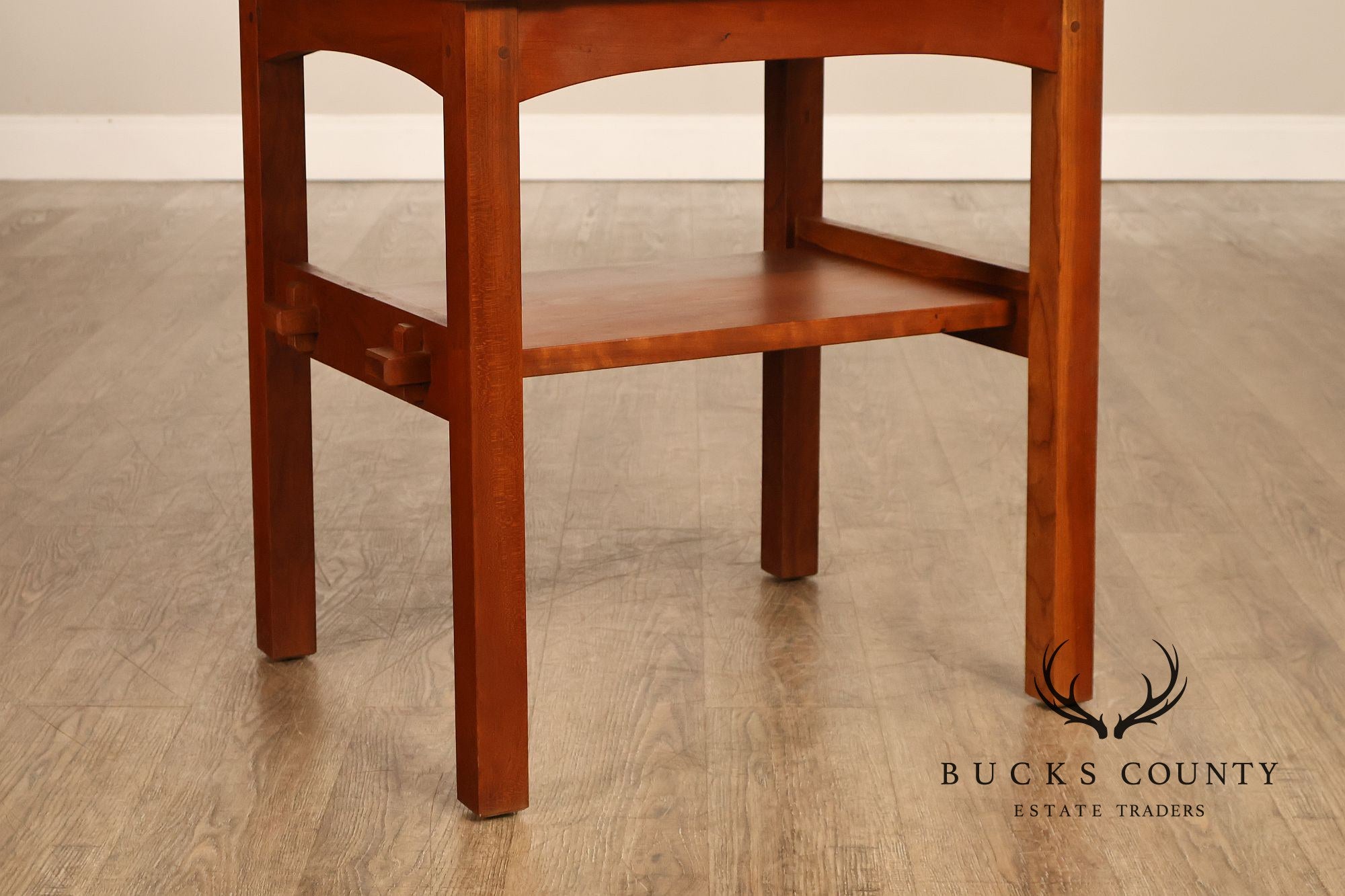 Stickley Mission Collection Tile Top Cherry End Table