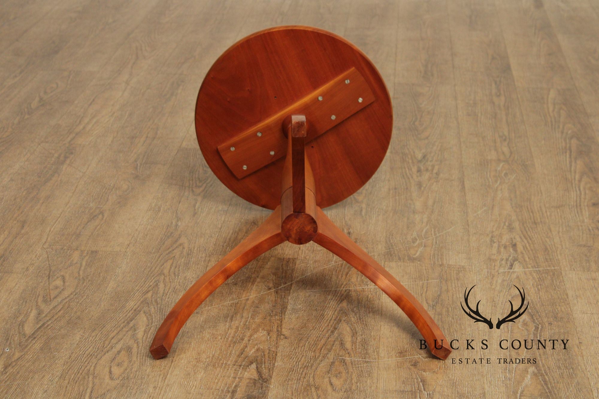 Skaker Style Round Cherry Side Table