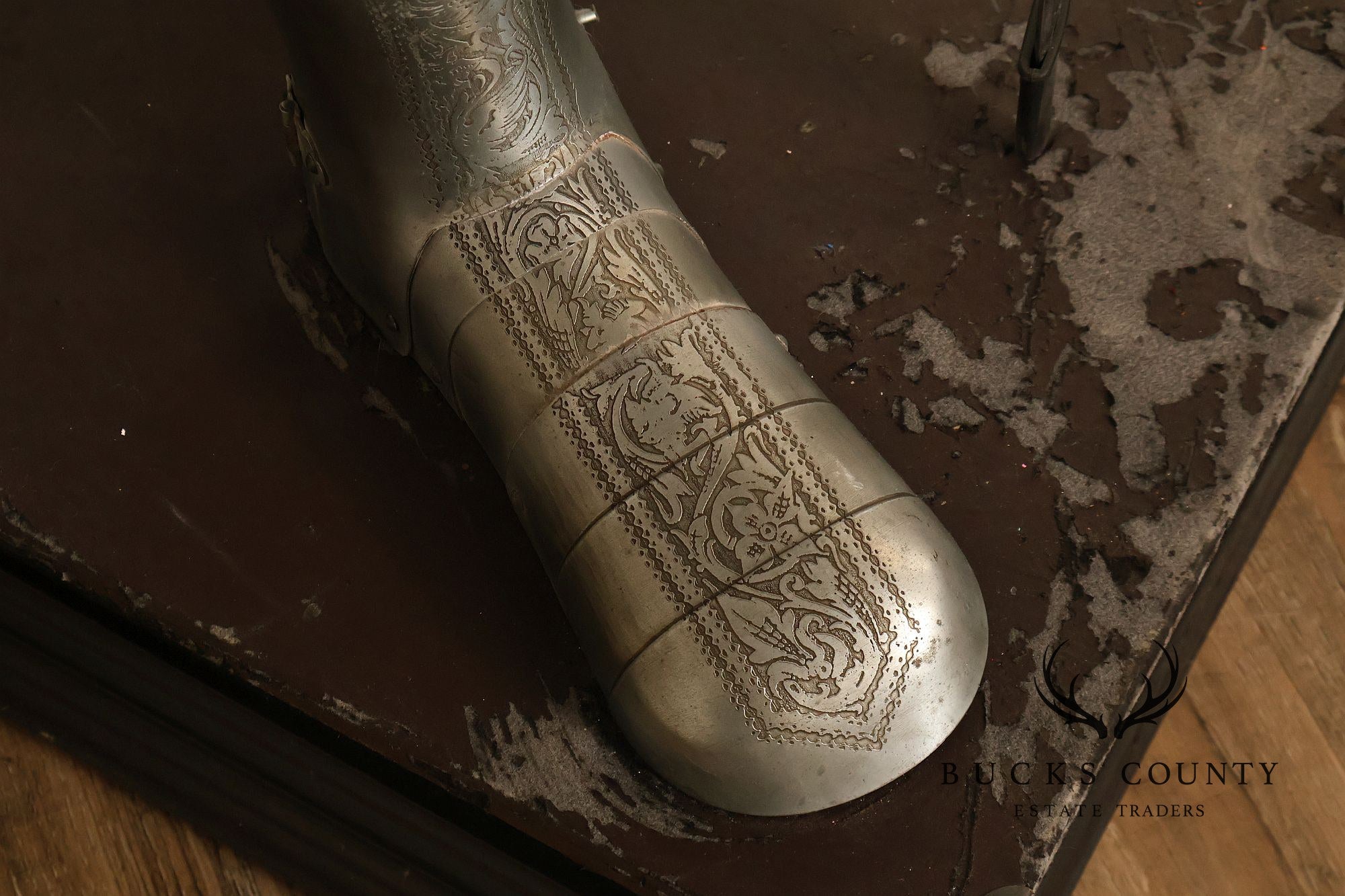 Marto Toledo Spanish Engraved Full Suit of Armor with Sword
