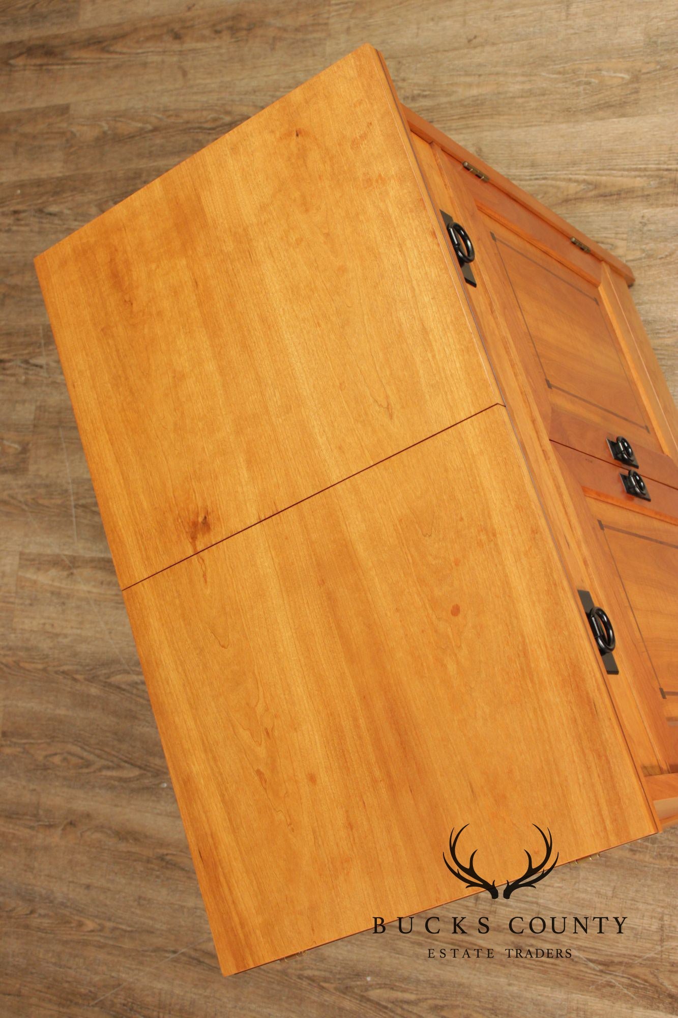 Stickley 21st Century Collection Cherry Mobile Server