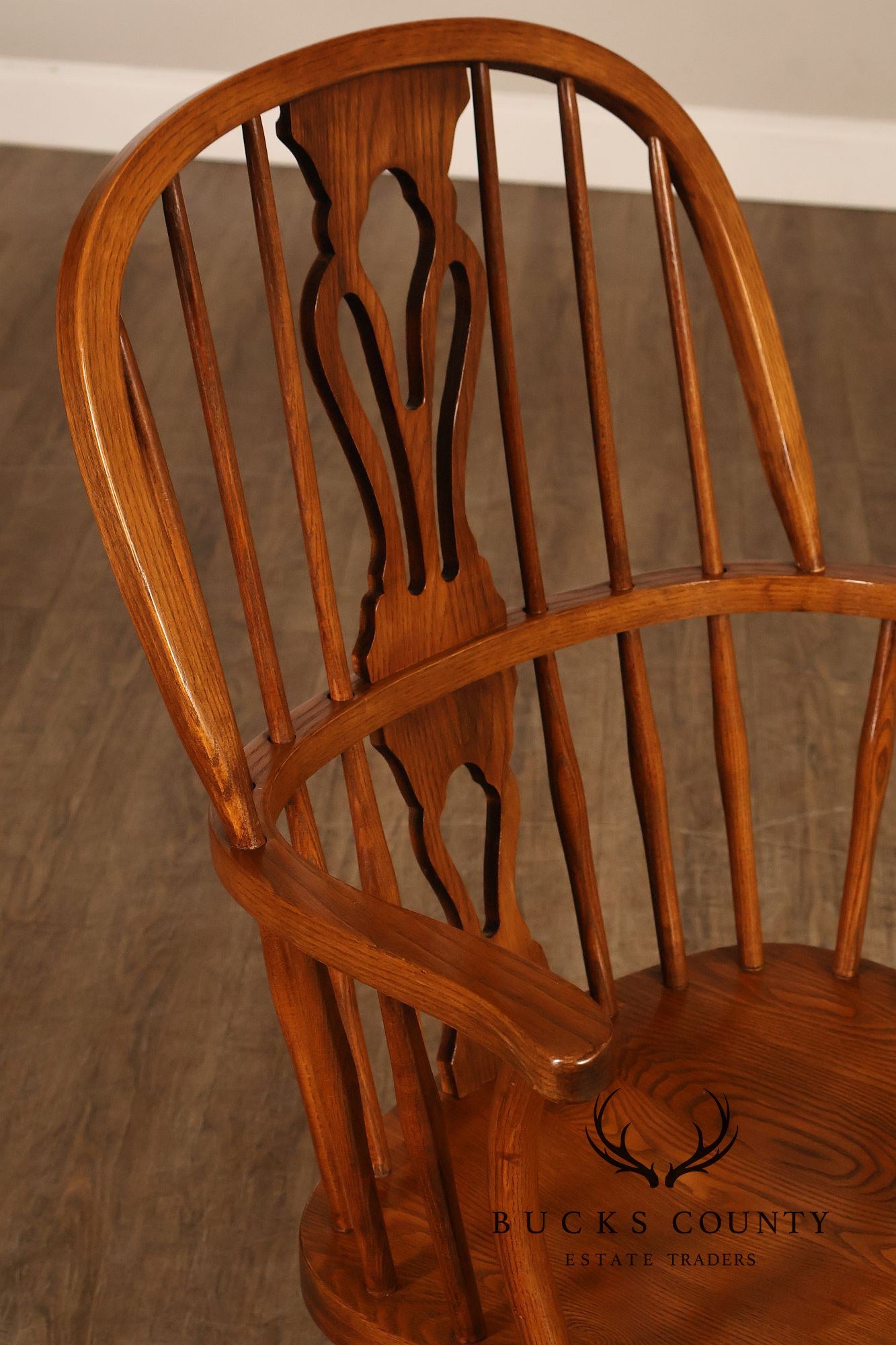 Nichols & Stone Set Of Four Windsor Dining Chairs