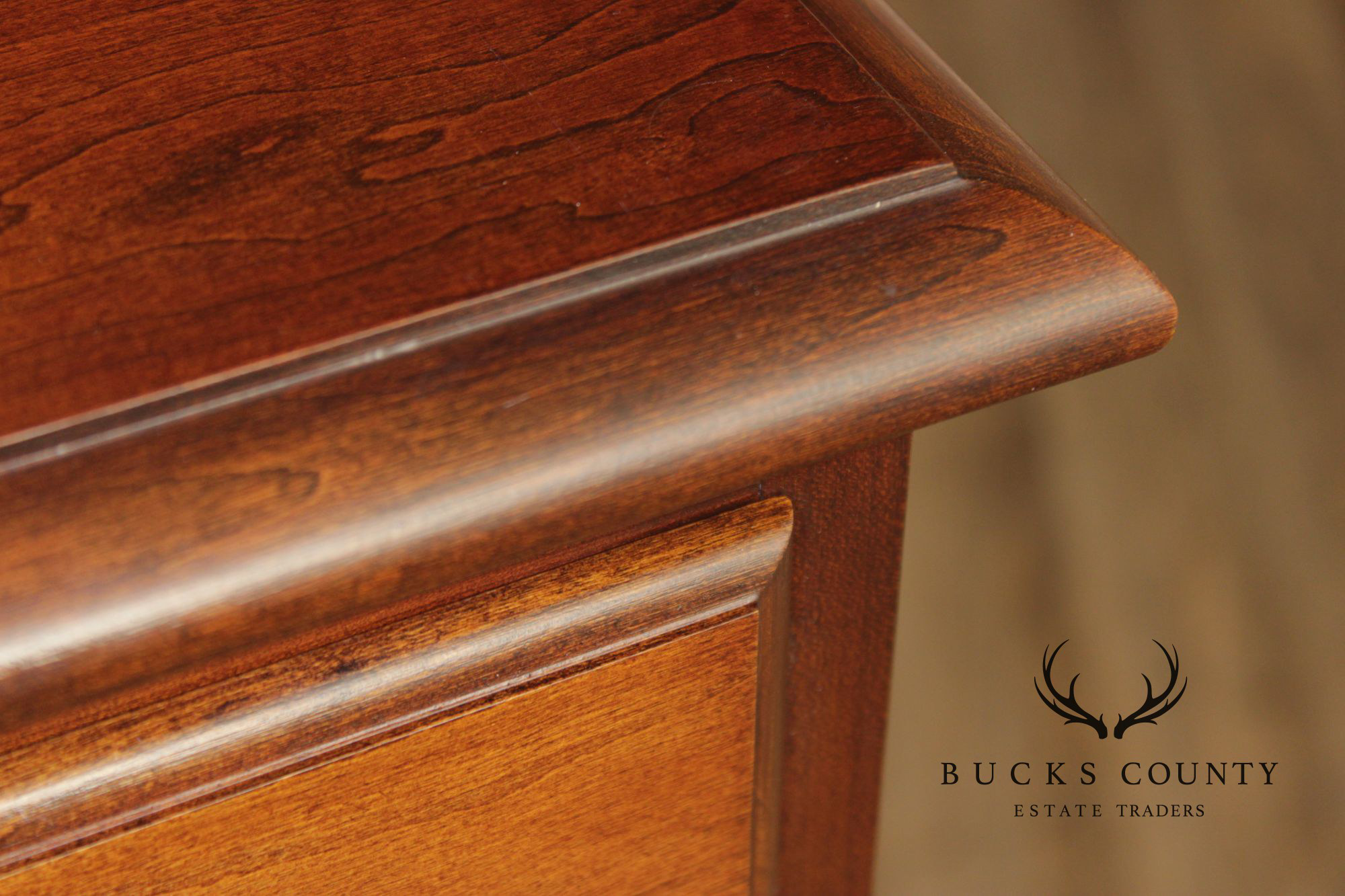 Pennsylvania House Chippendale Style Cherry Chest on Chest