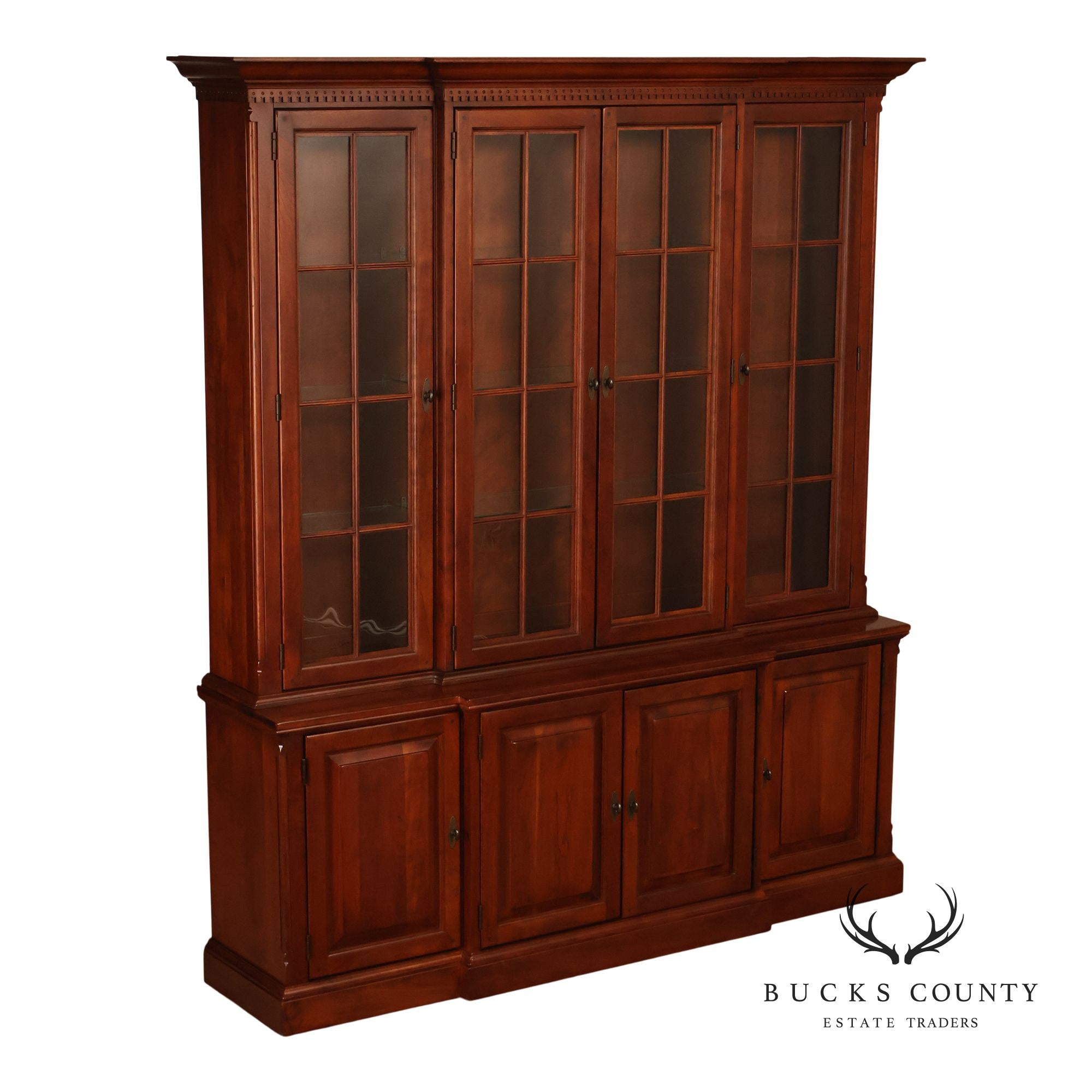 Lexington Bob Timberlake Cherry Breakfront Bookcase