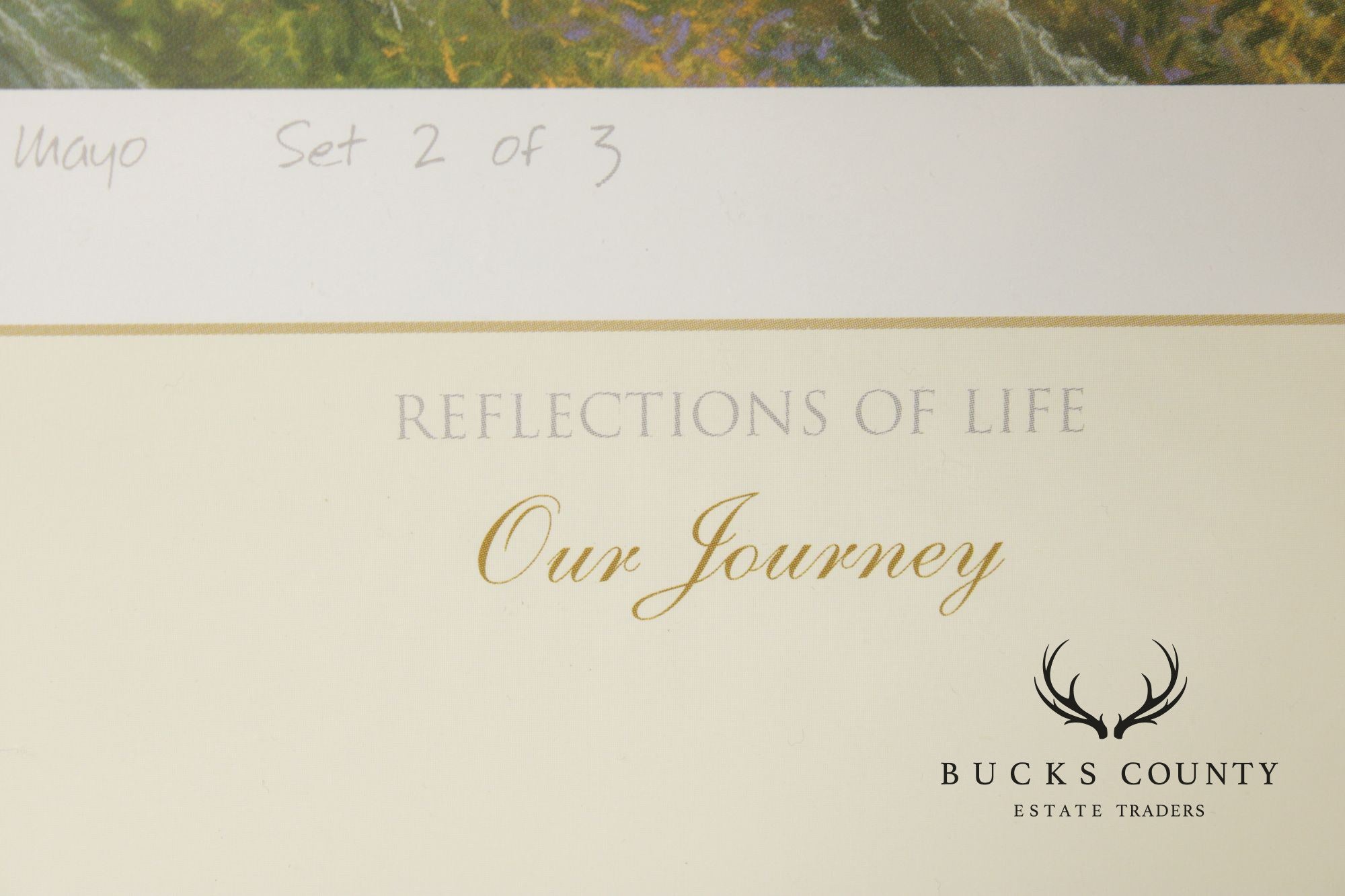 Philip Gray Impressionist Style LandHand Signed Print, 'Croagh Patrick, Co. Mayo'