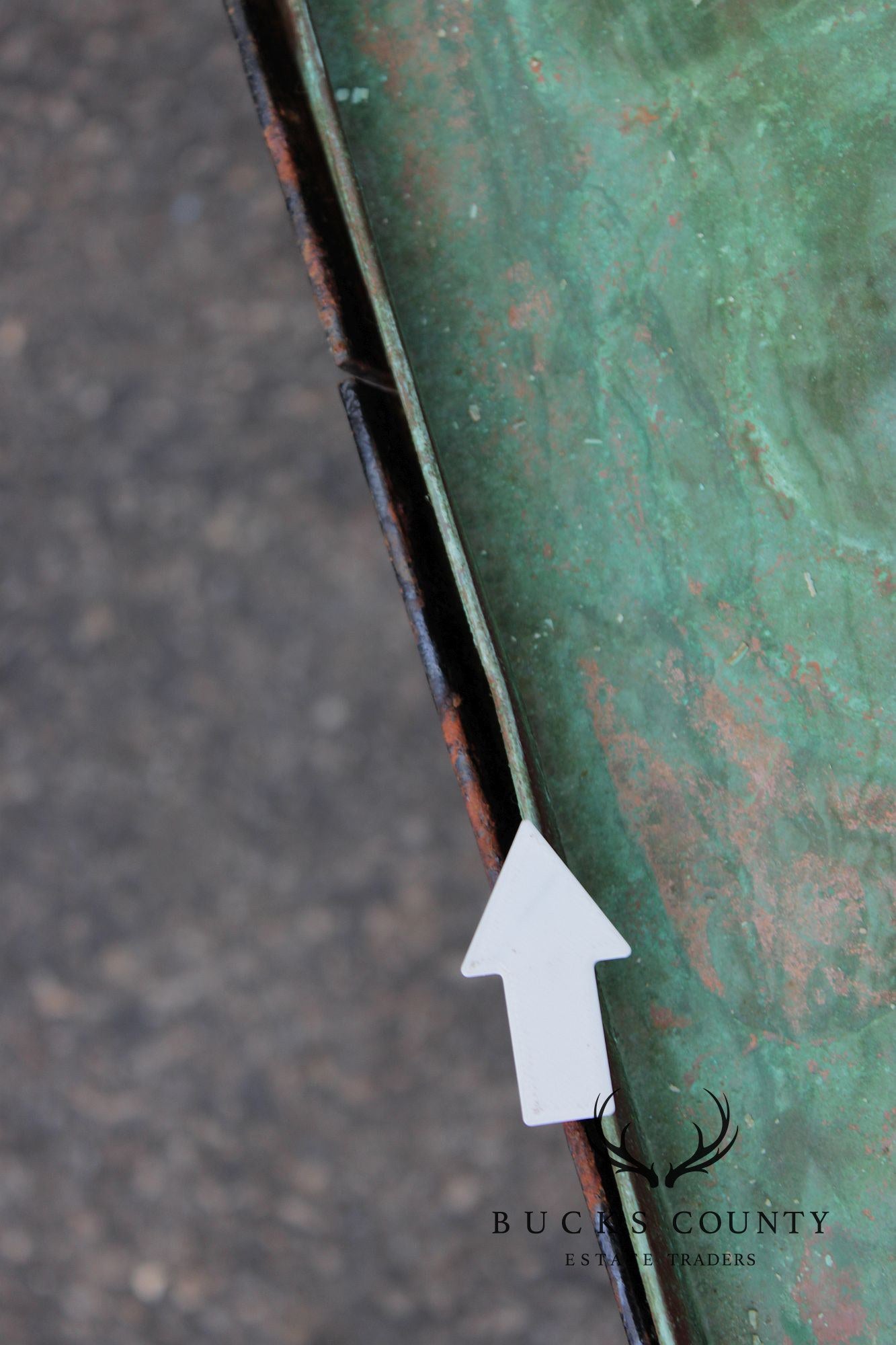 Ornamental Iron Window Length Narrow Planter With Copper Insert