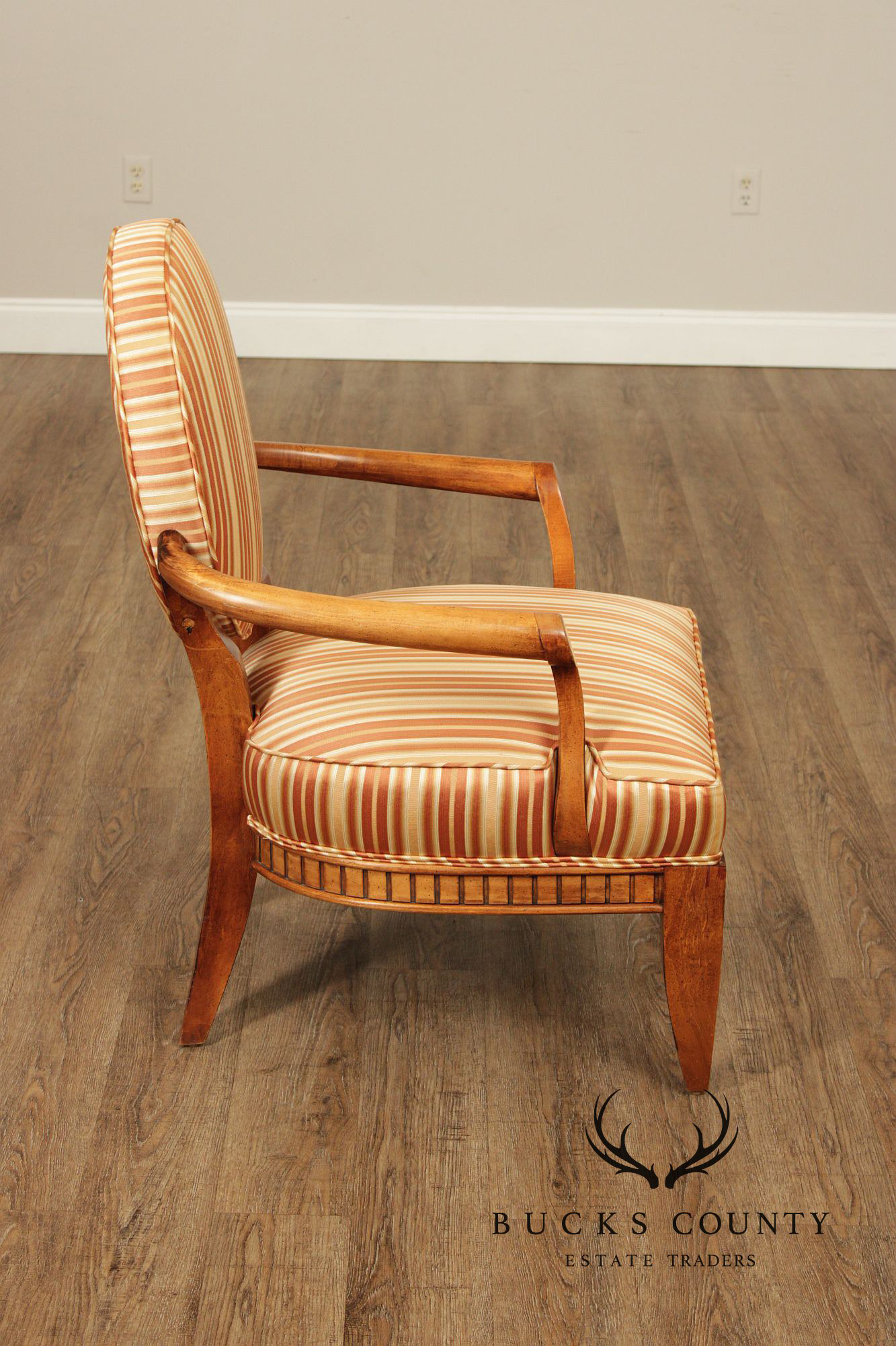 Century Chair Co. Art Deco Style Pair of Armchairs