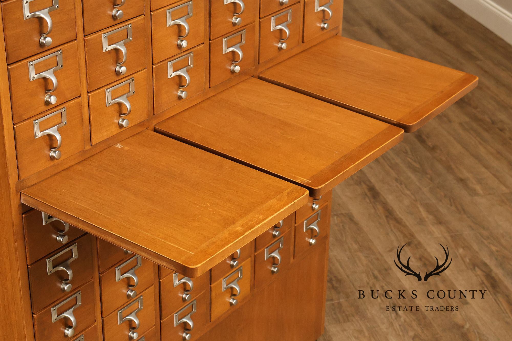 Mid Century 60-Drawer Library Card Catalog