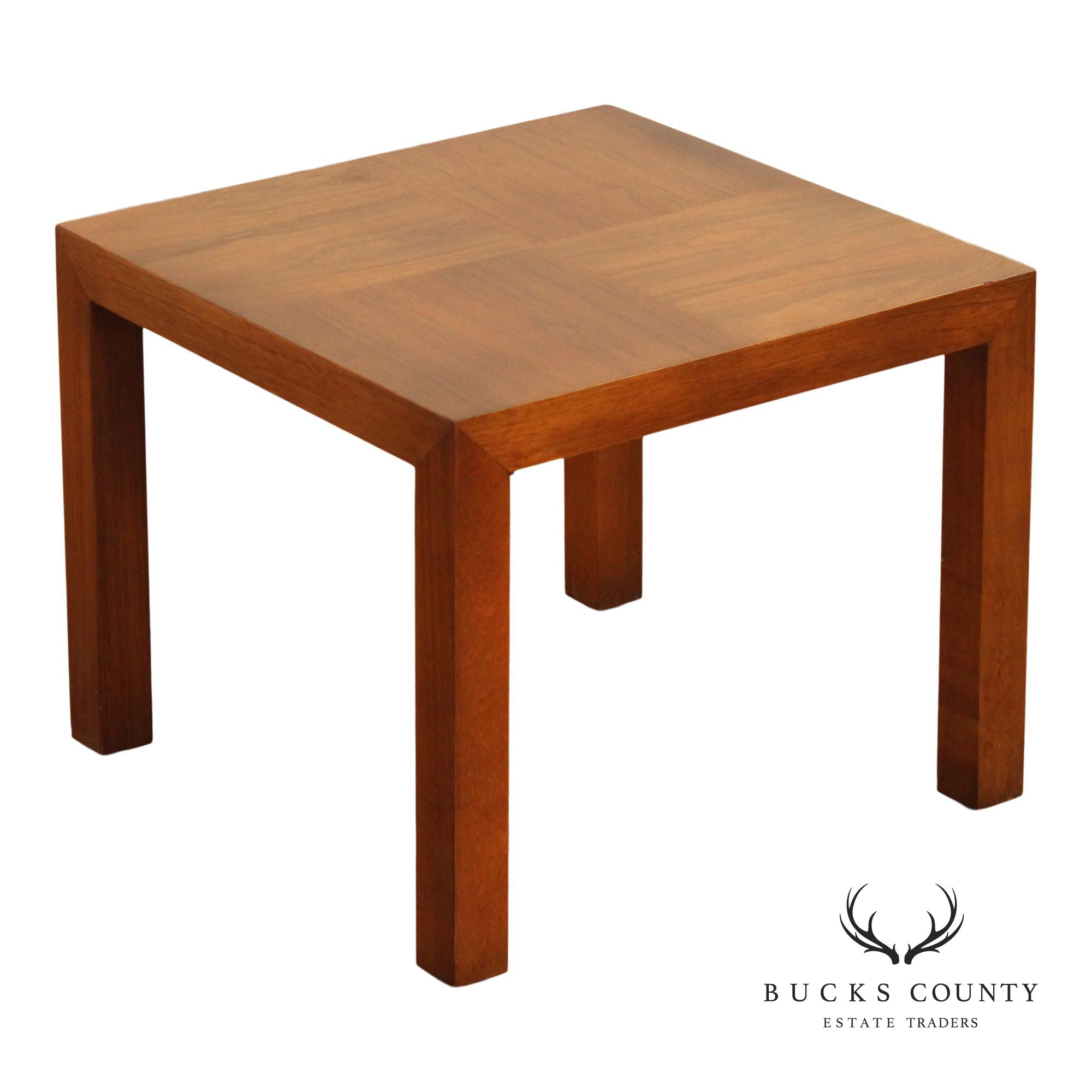 Lane Mid Century Modern Walnut Side Table