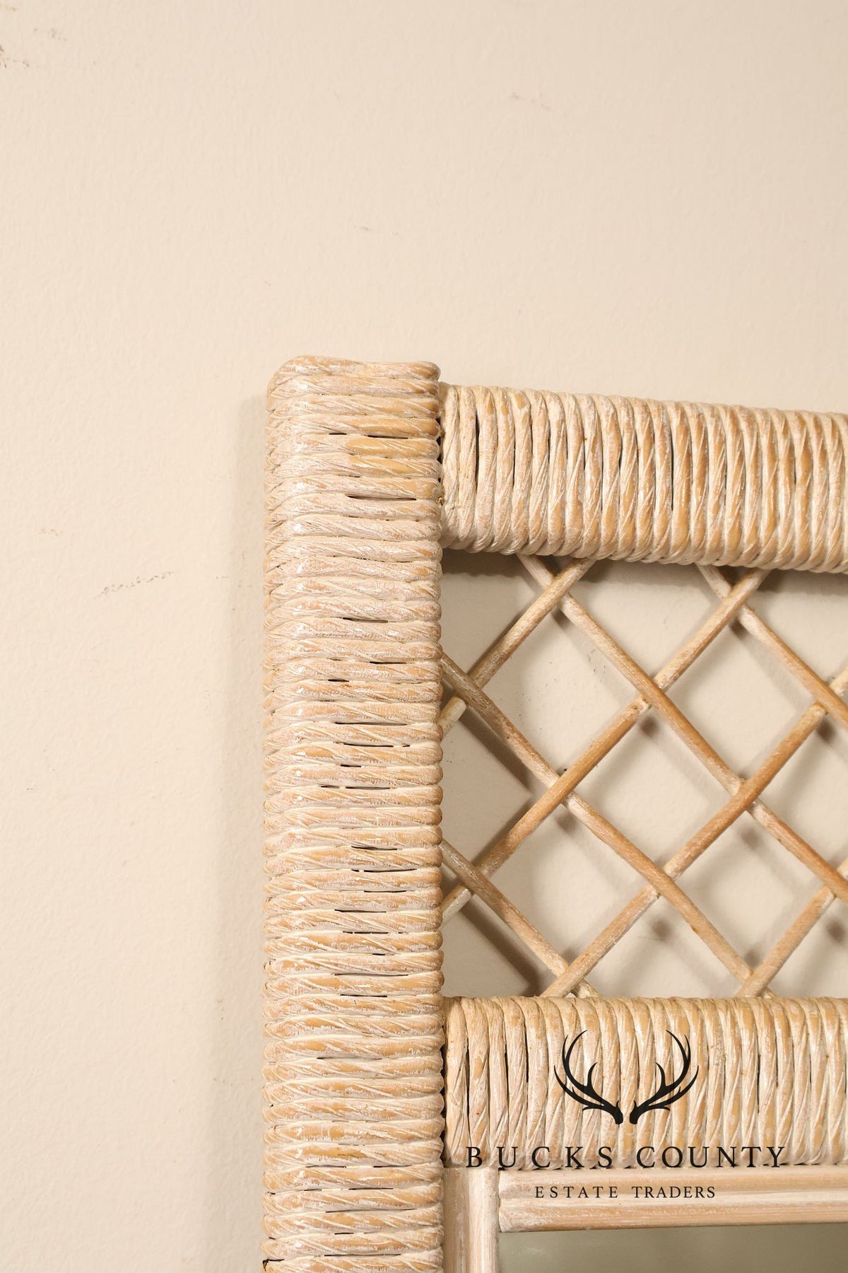 Lexington Henry Link Wicker Pier Mirror