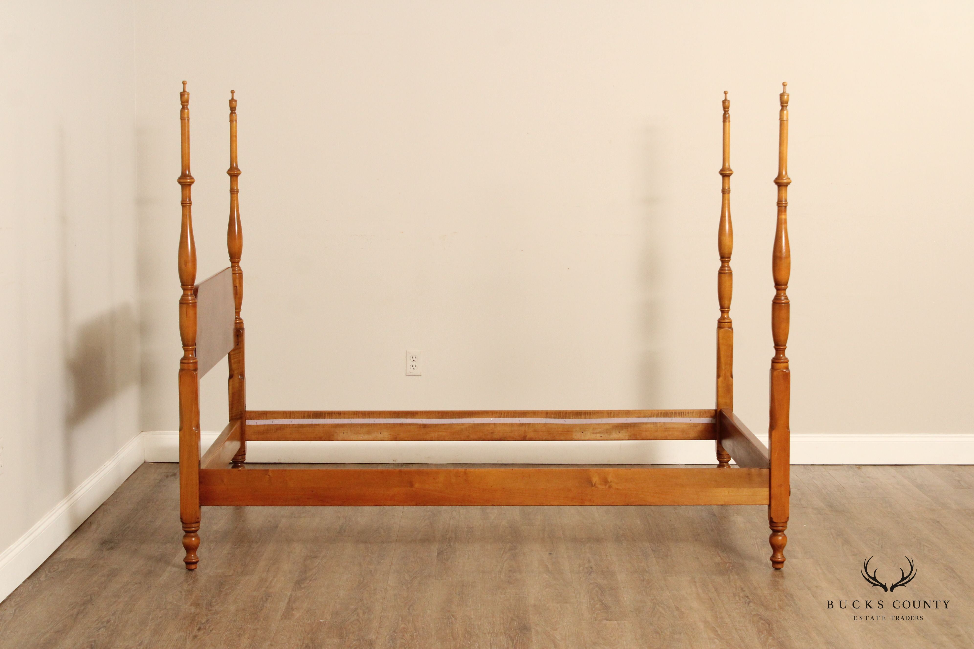L. & J.G. Stickley Vintage Cherry Full-Size Poster Bed