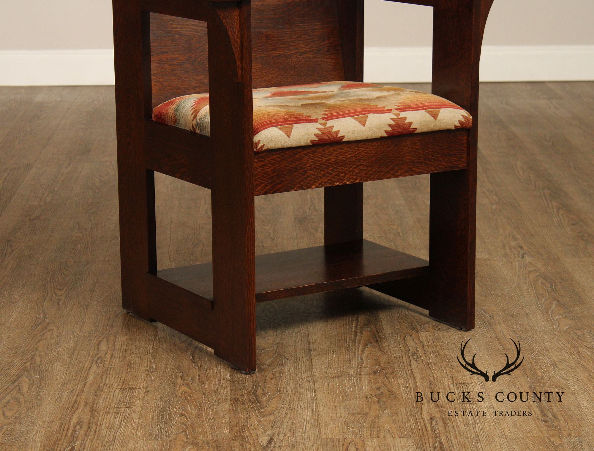 Stickley Mission Collection Limbert Style Oak Cafe Chair