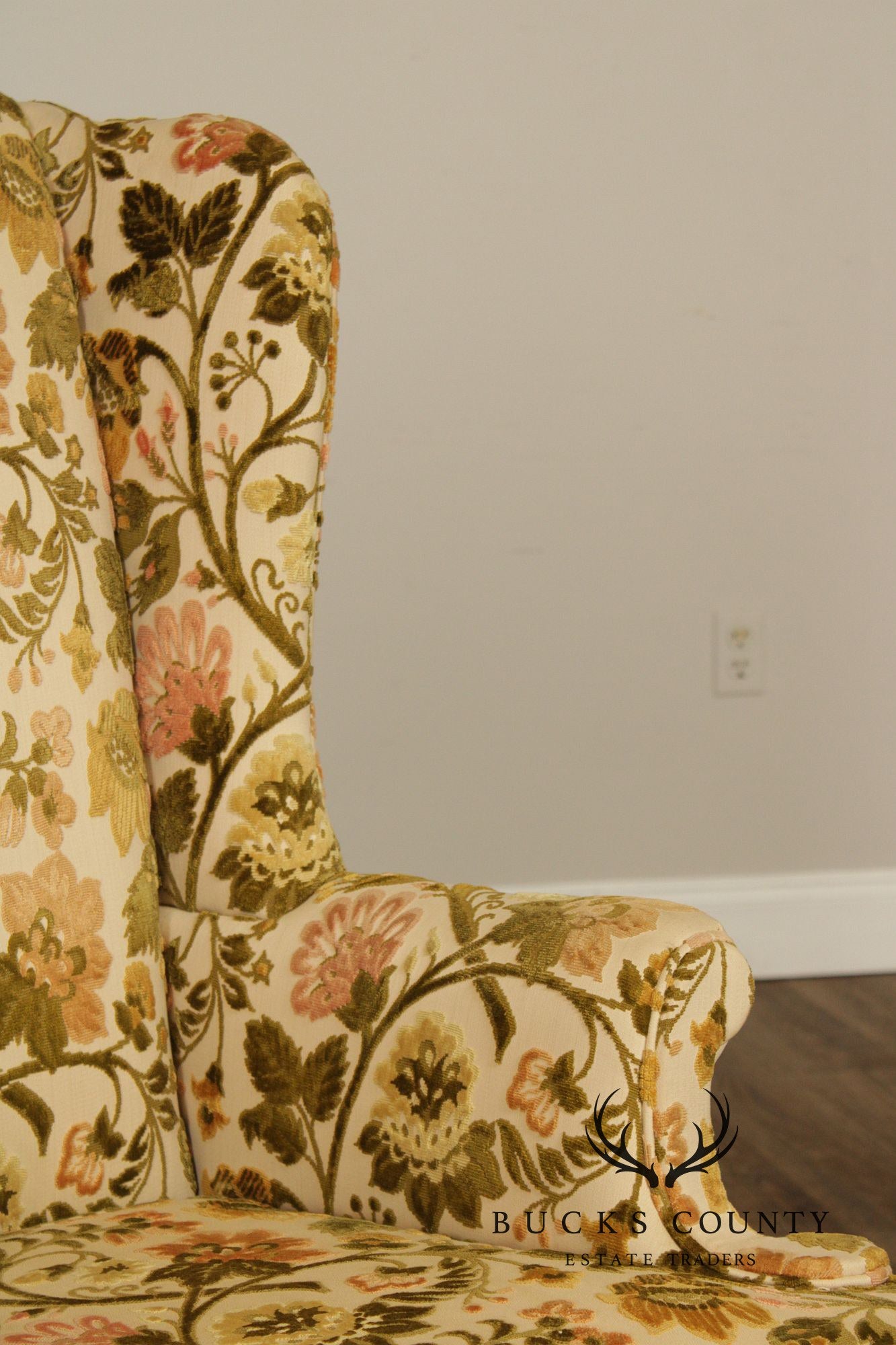 Hickory Chair Vintage Pair Of Wingback Chairs