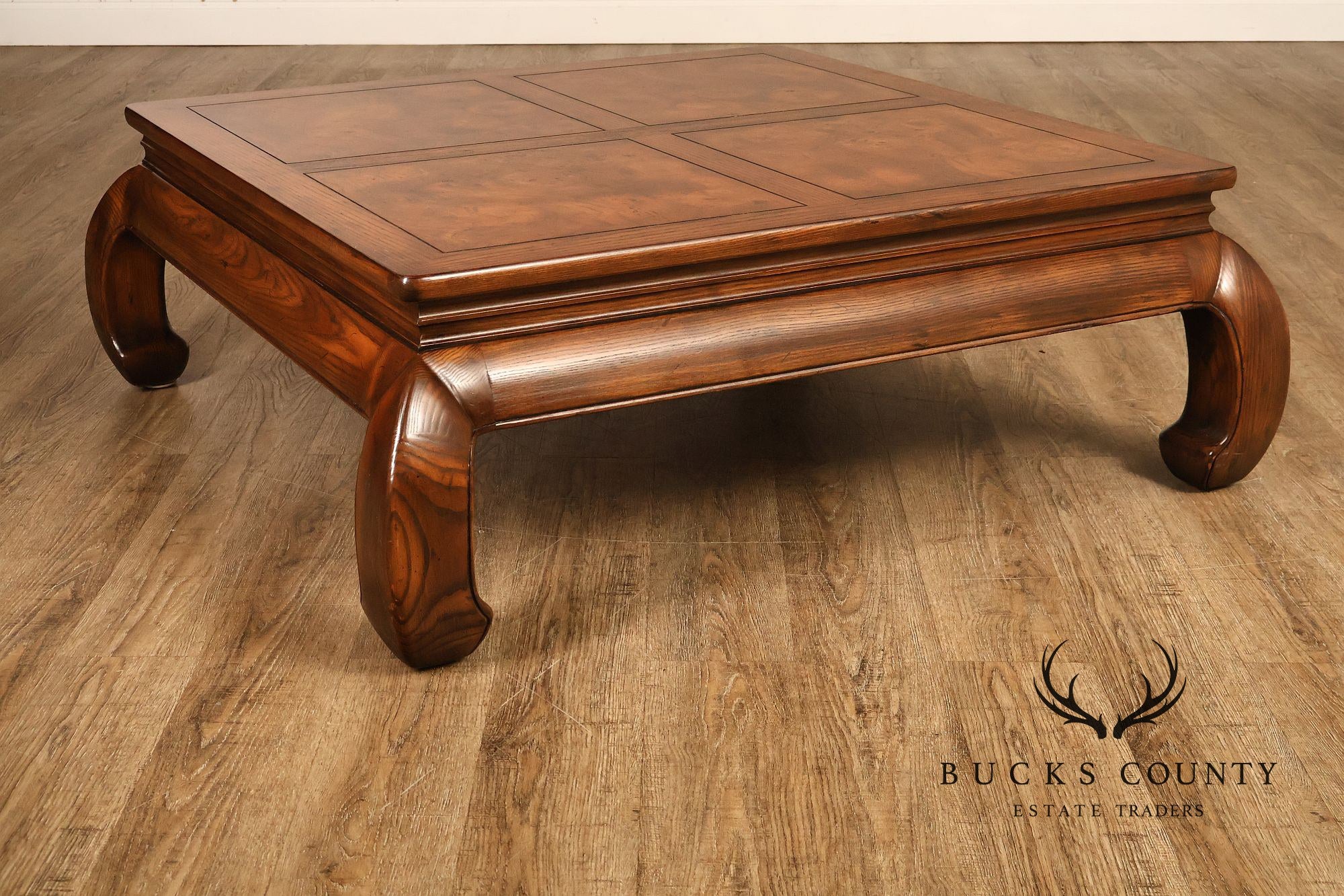 Henredon Artefacts Asian Burlwood Ming Style Coffee Table