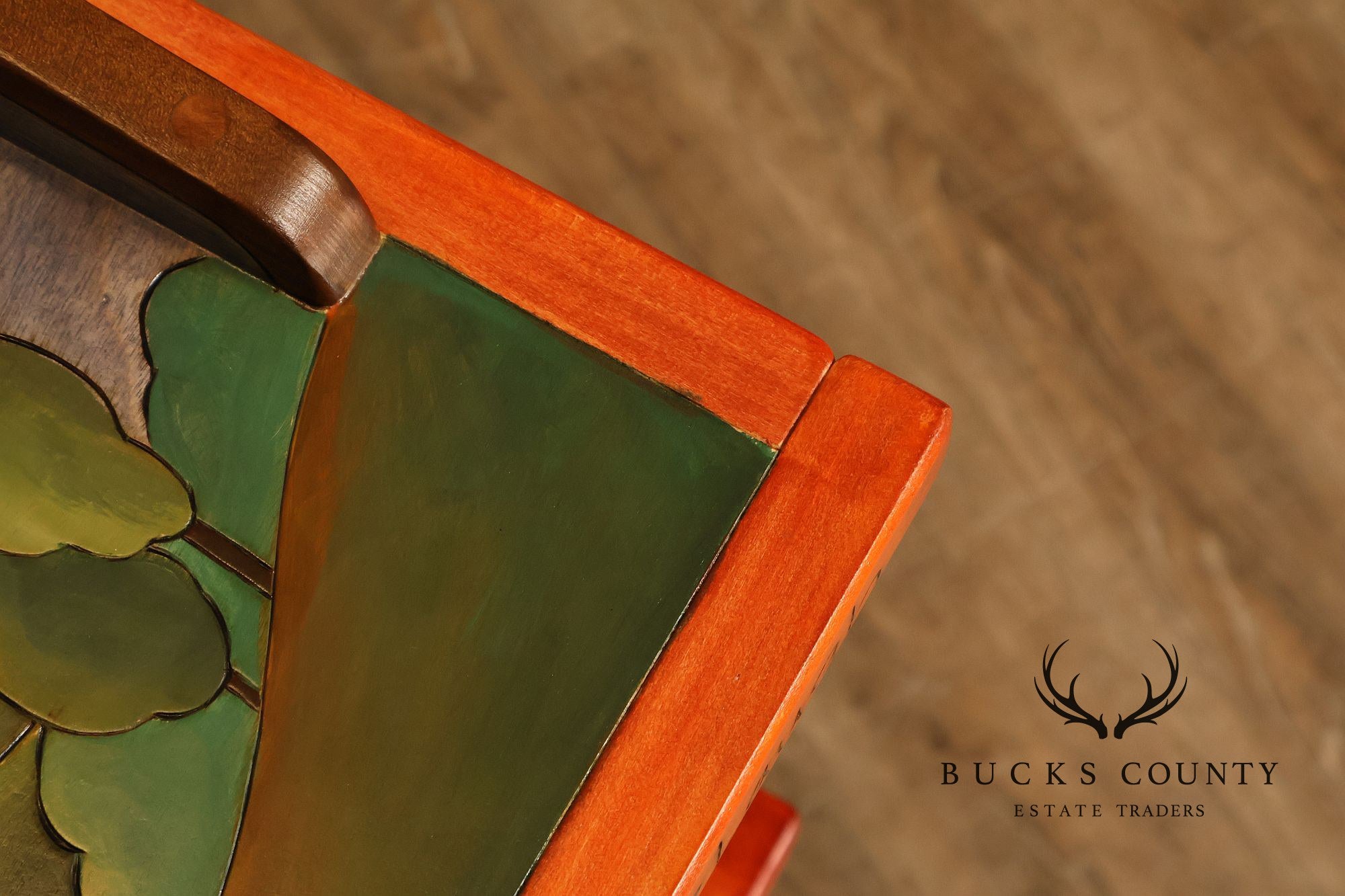 Sticks Artisan Hand Painted Open Bookcase