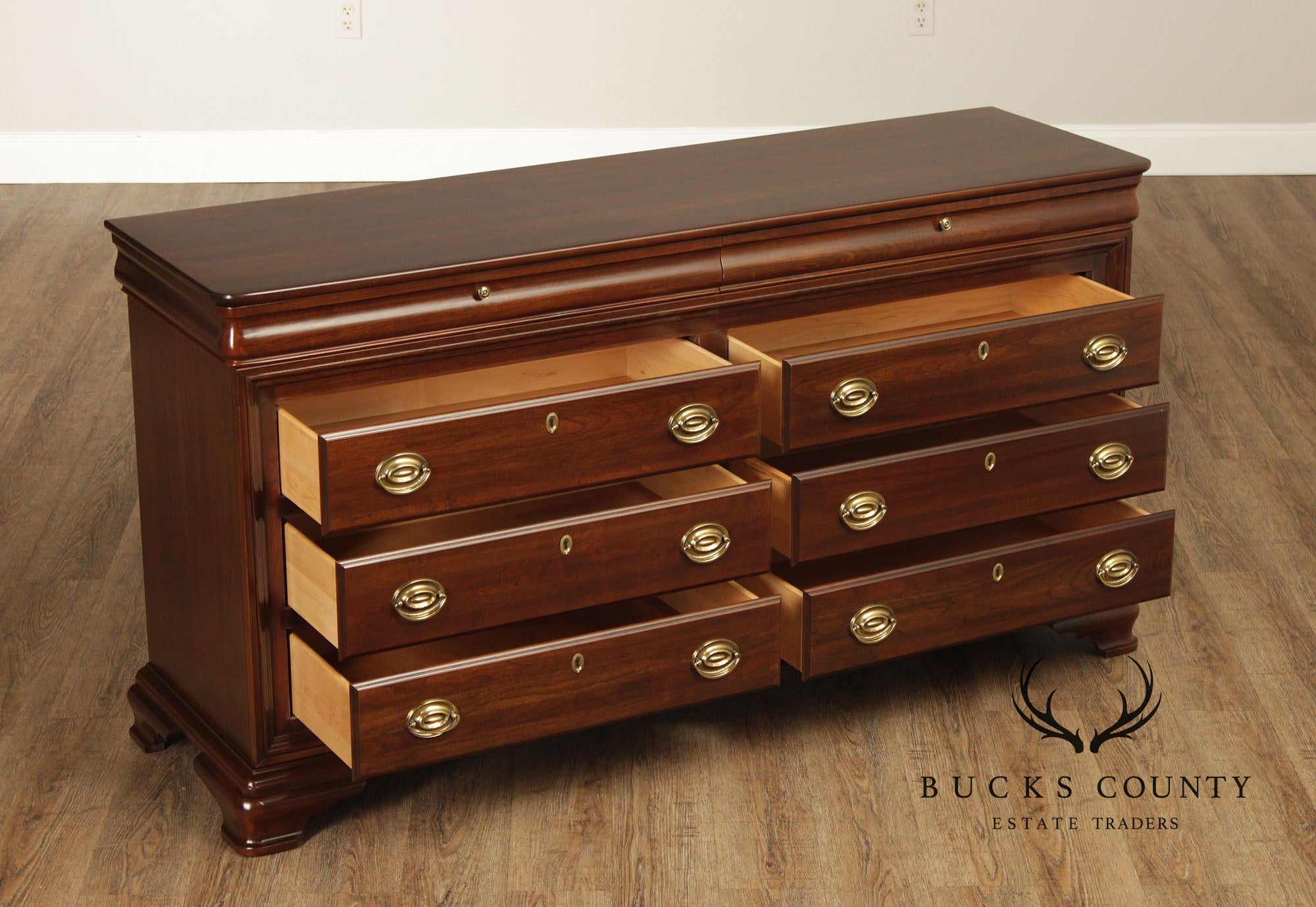 Jamestown Sterling Cherry Double Dresser