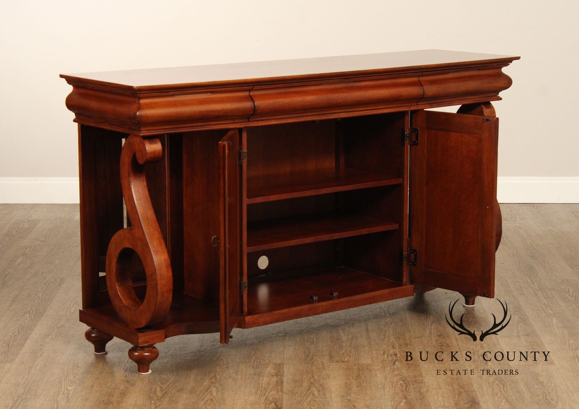 Empire Style Cherry Sideboard Cabinet