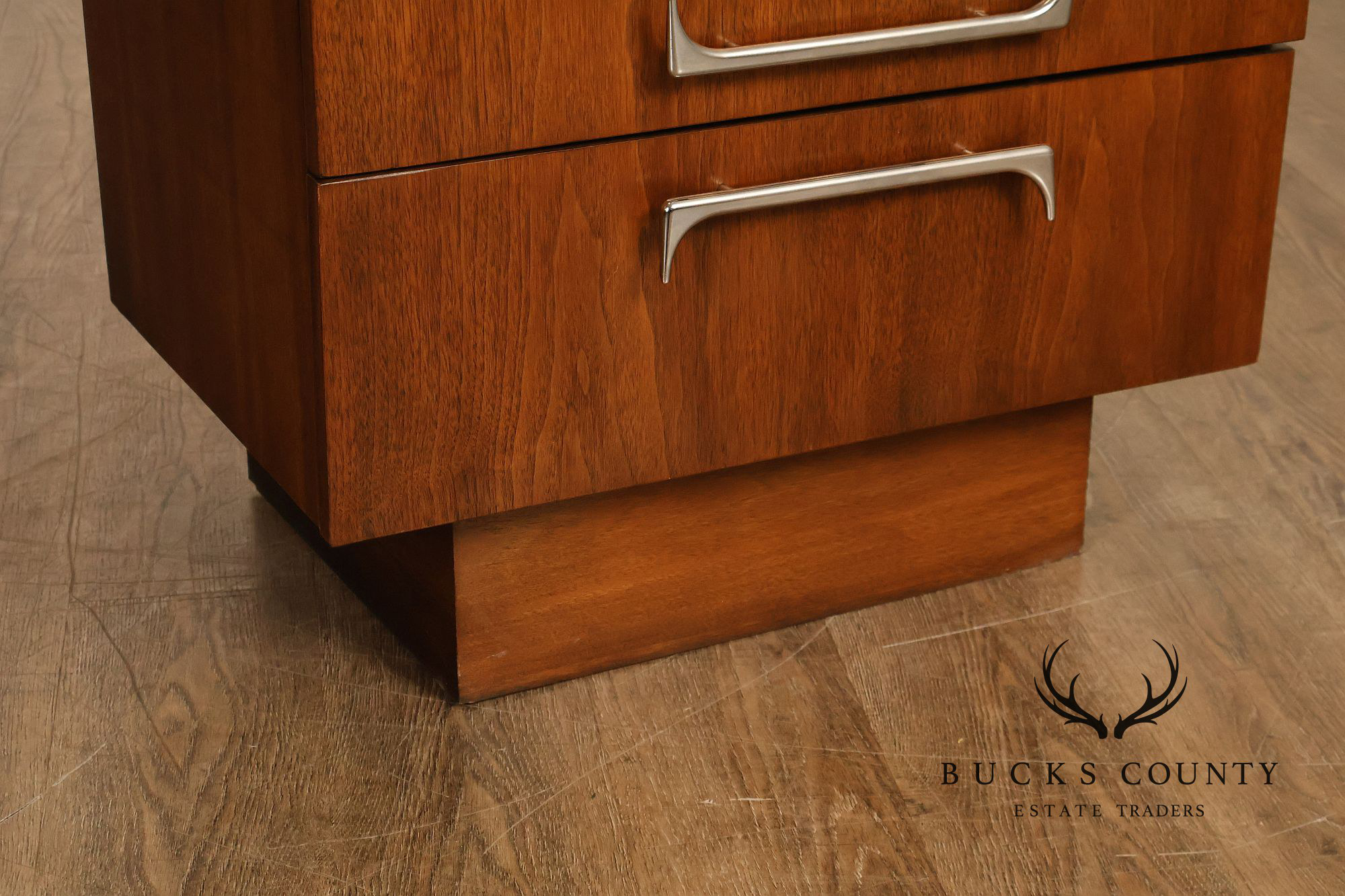 Craft Associates Mid Century Modern Walnut Nightstand