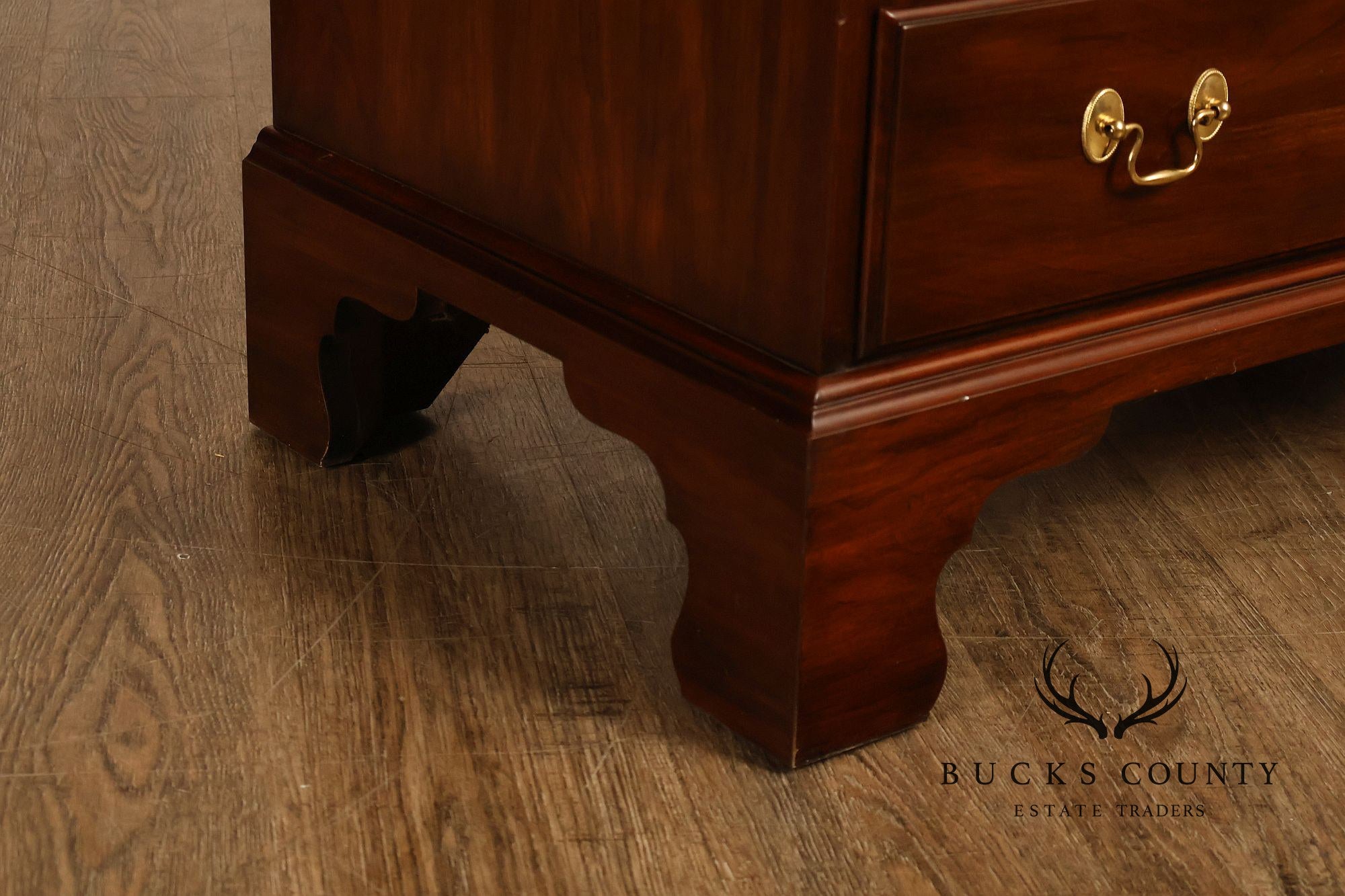 Henkel Harris Chippendale Style Cherry Bachelor's Chest