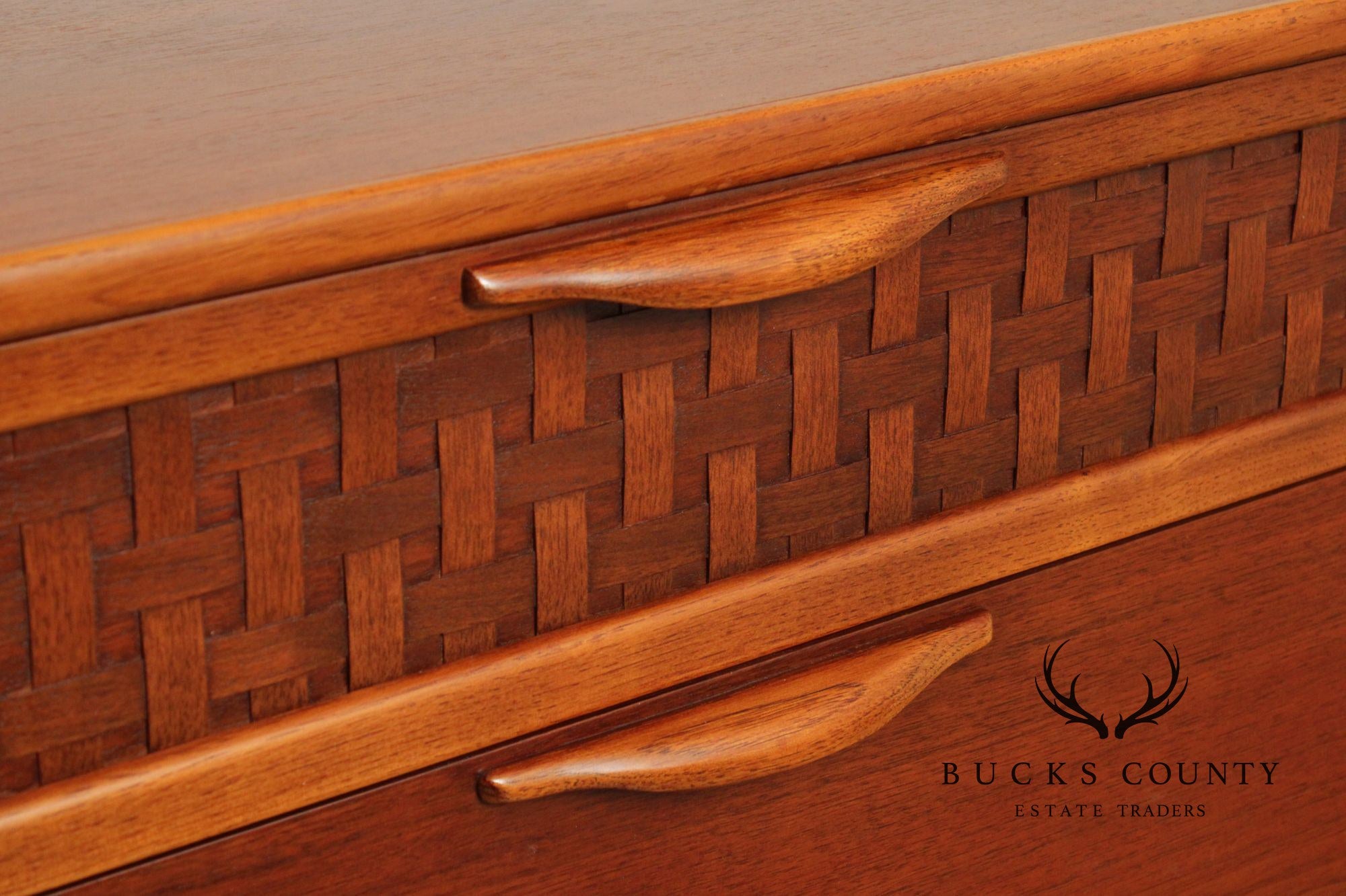 Lane Mid Century Modern Walnut Tall Chest