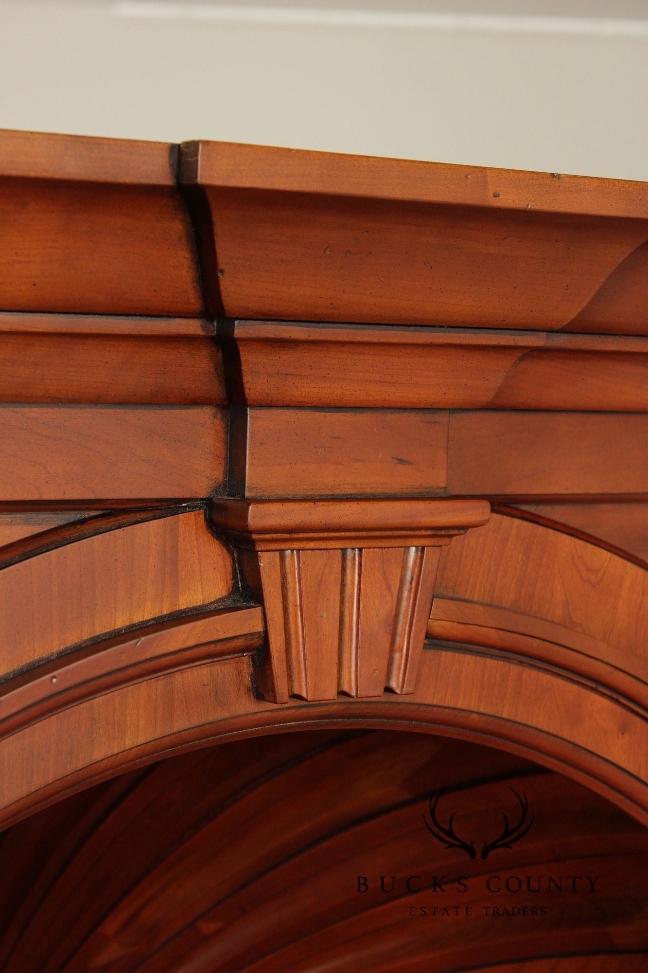 Harden Chippendale Style Cherry Corner Bookcase