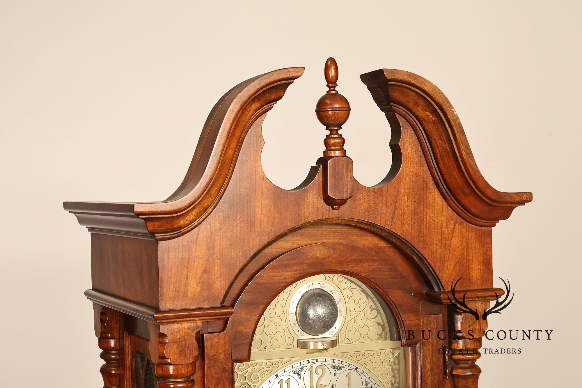 Ridgeway Traditional Cherry Grandfather Clock
