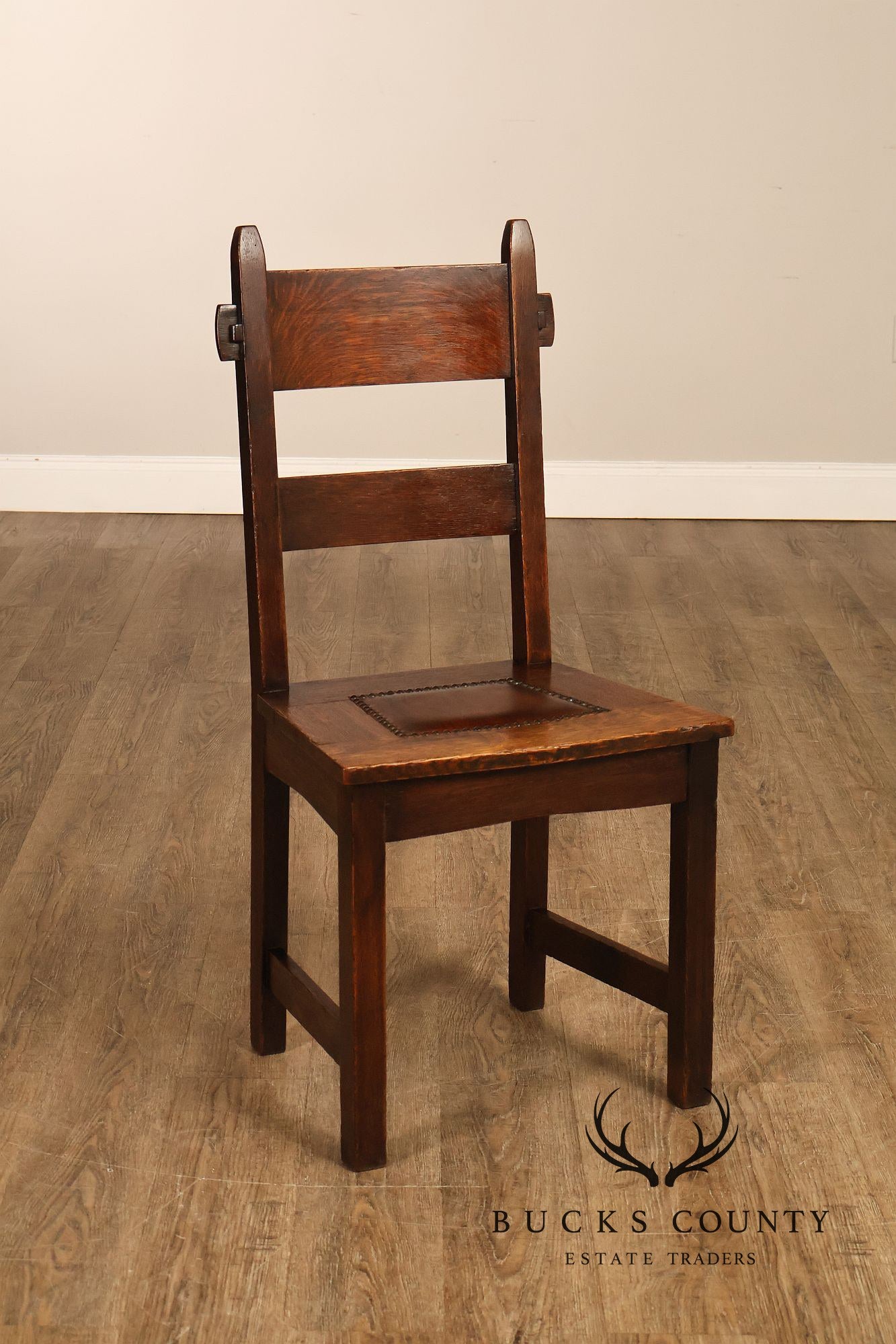 Gustav Stickley Antique Rabbit Ear #1291 Dining Chair