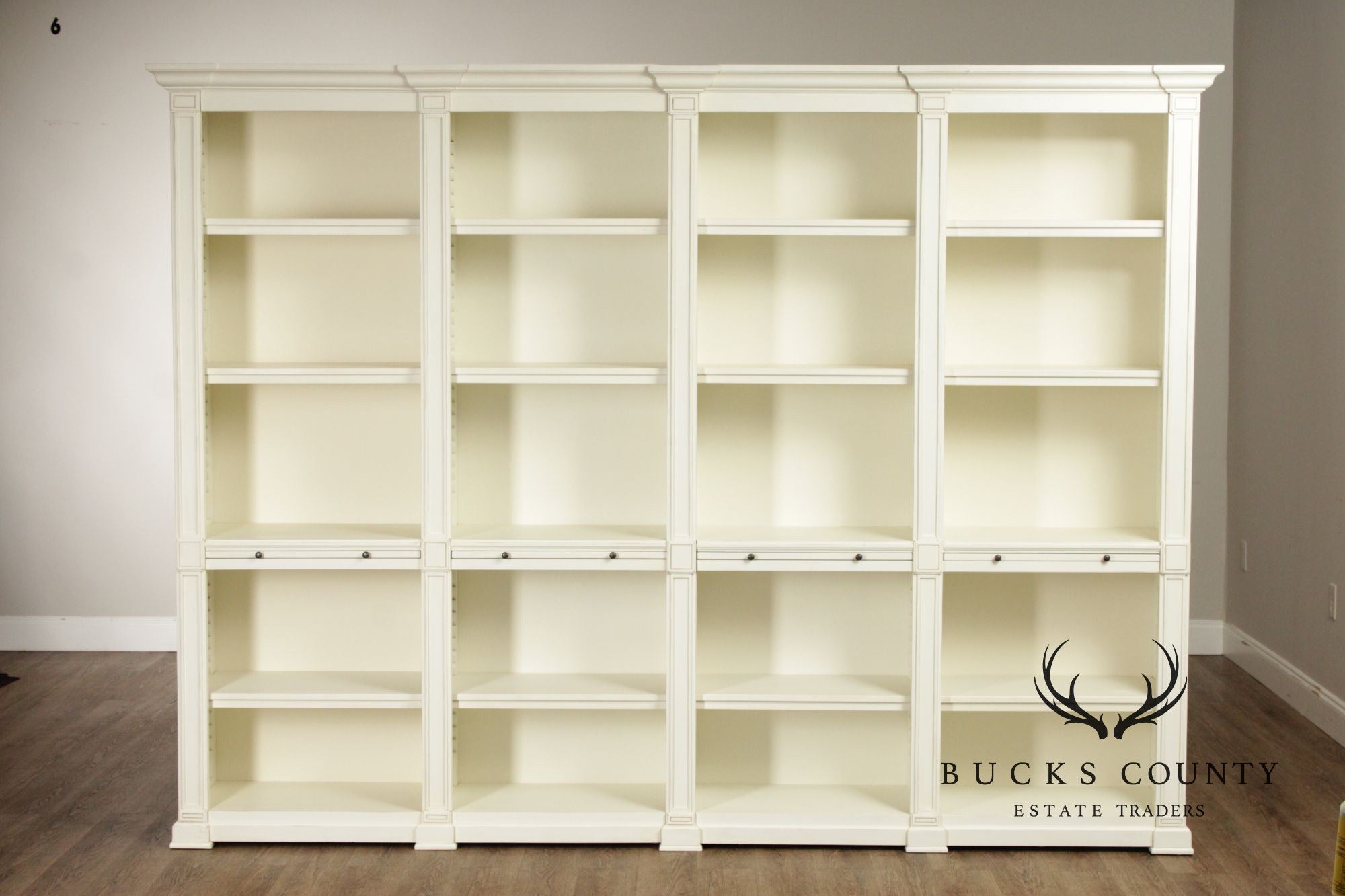Large Painted Library Bookcase