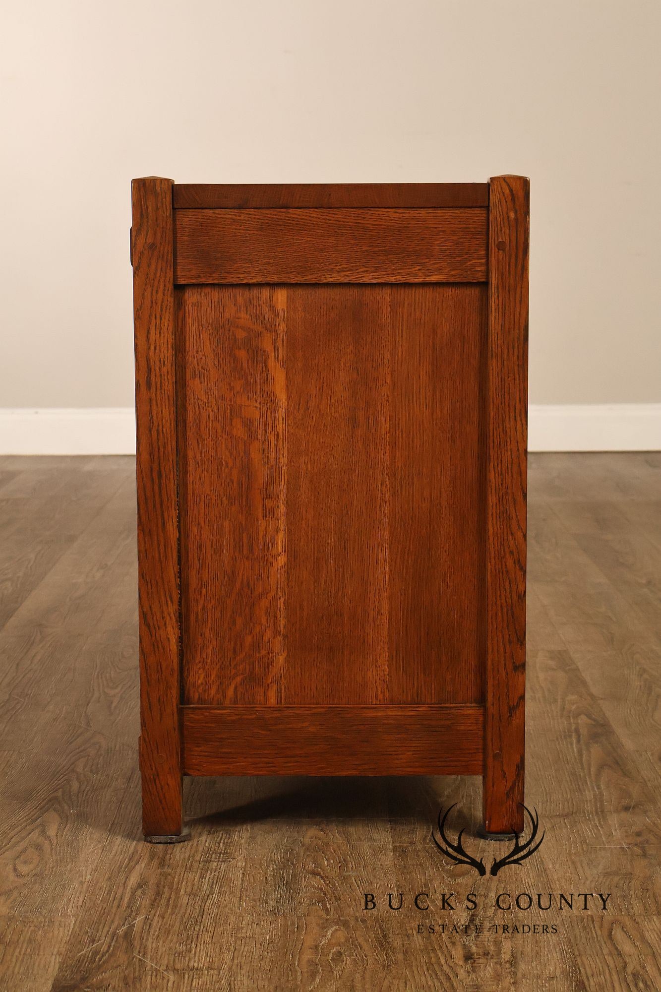 Stickley Mission Collection Pair Of Oak Chest Nightstands
