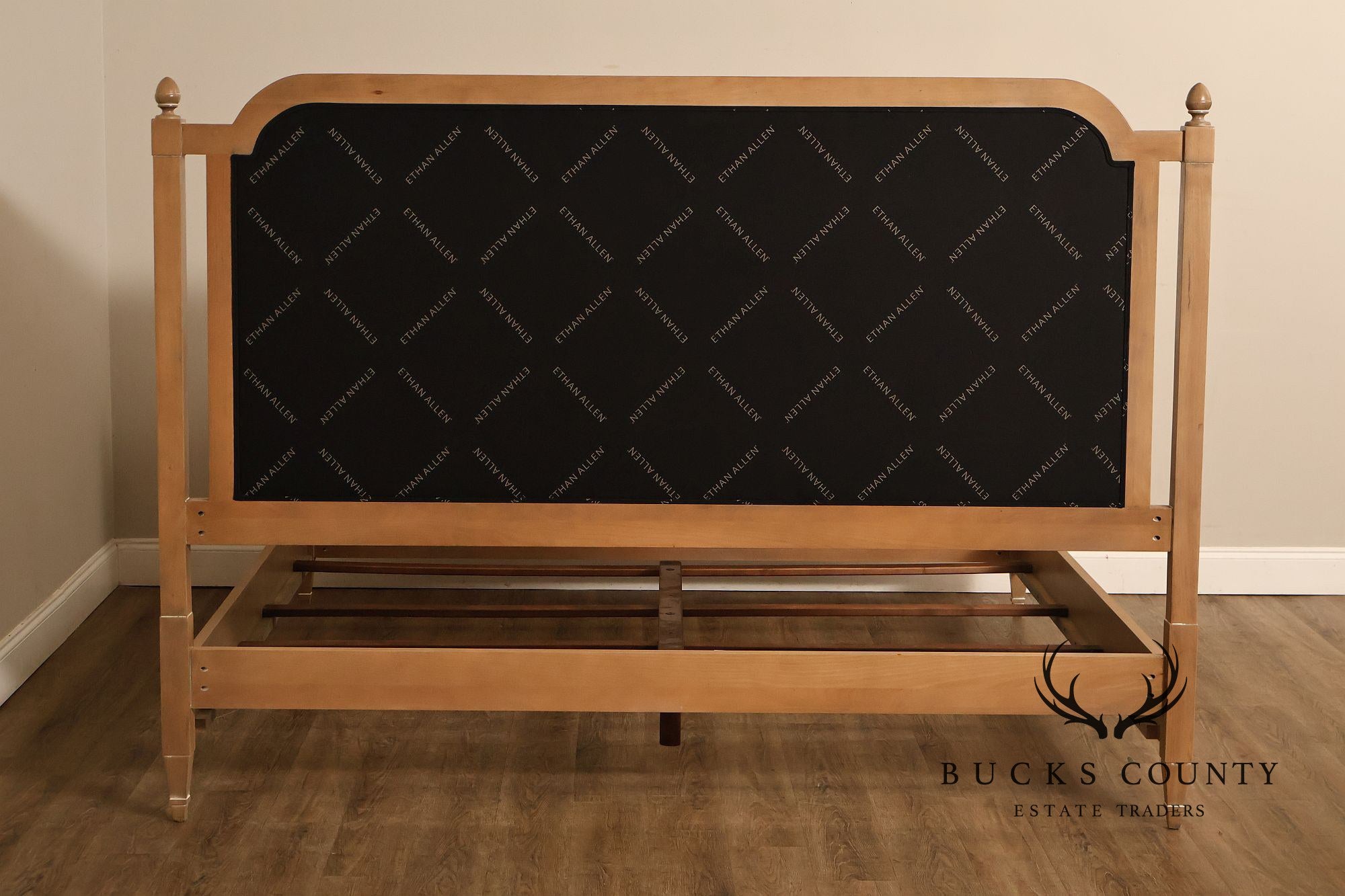 Ethan Allen King 'Allesandra' Upholstered Bed Frame