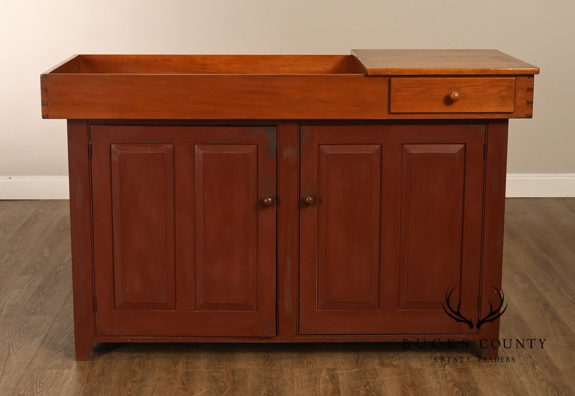 Large Reproduction Dry Sink Made by Wayne Kramer