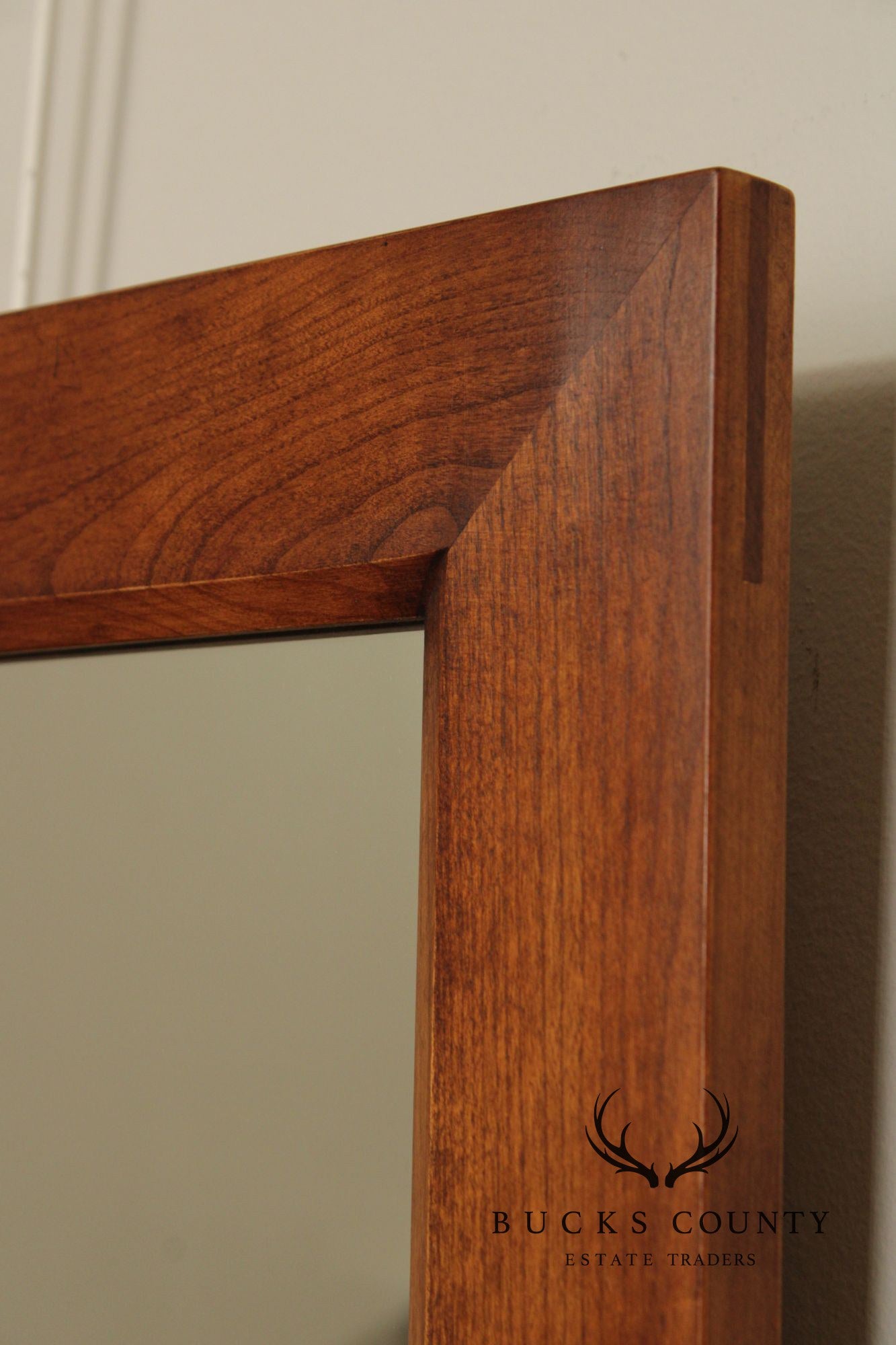 Stickley Soild Cherry Vintage Rectangular Wall Mirror