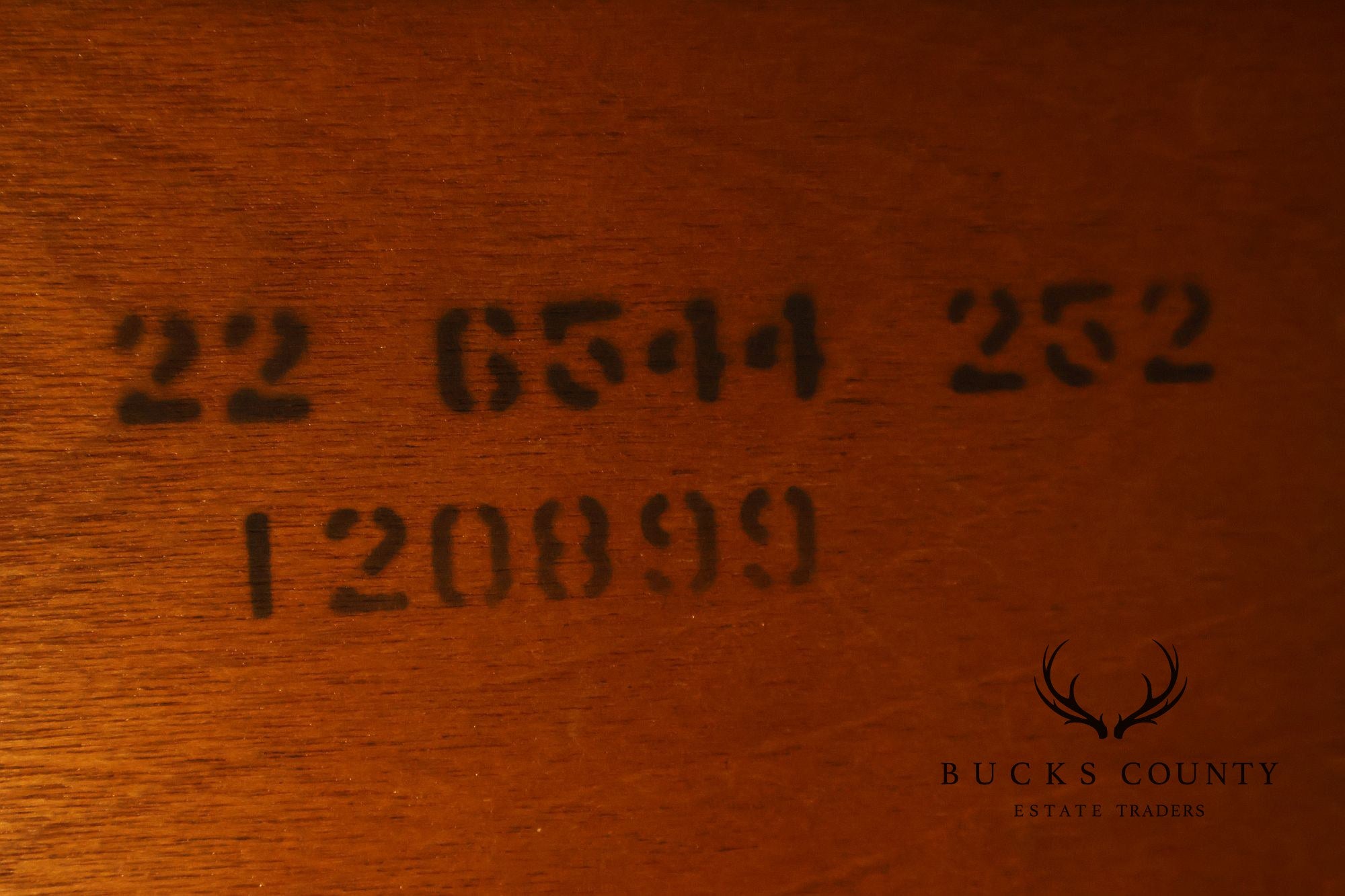 Ethan Allen '18th Century Mahogany' Double Pedestal Dining Table