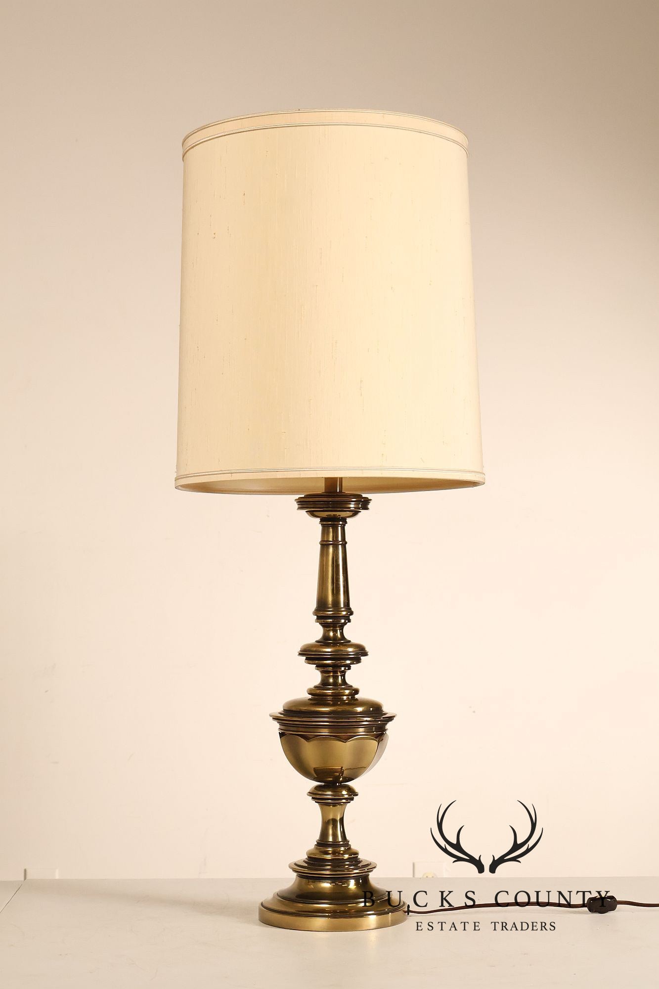 Stiffel Vintage Pair of Brass Table Lamps