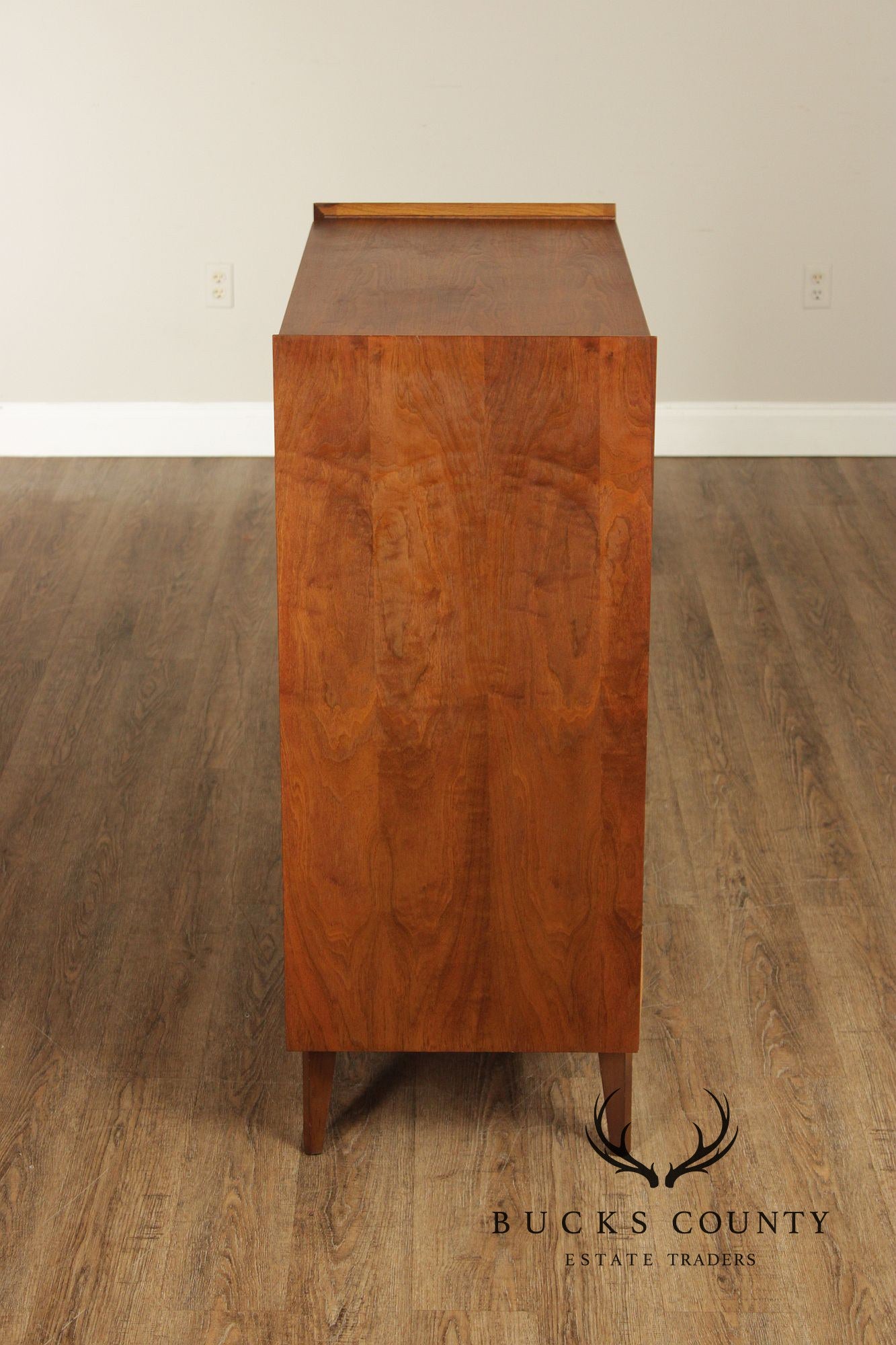Lane 'First Edition' Mid Century Modern Walnut Tall Chest