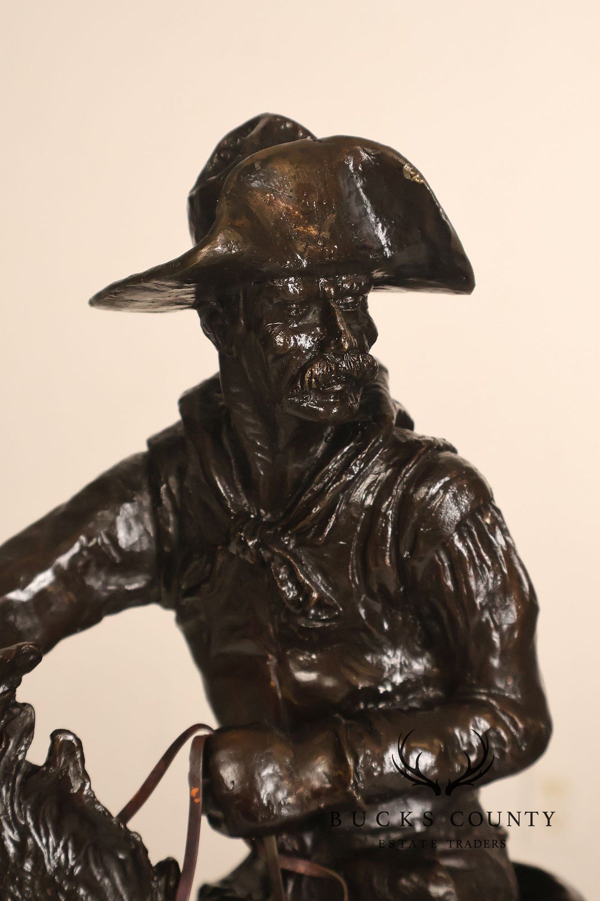 Frederick Remington Bronze Sculpture, 'The Cowboy'