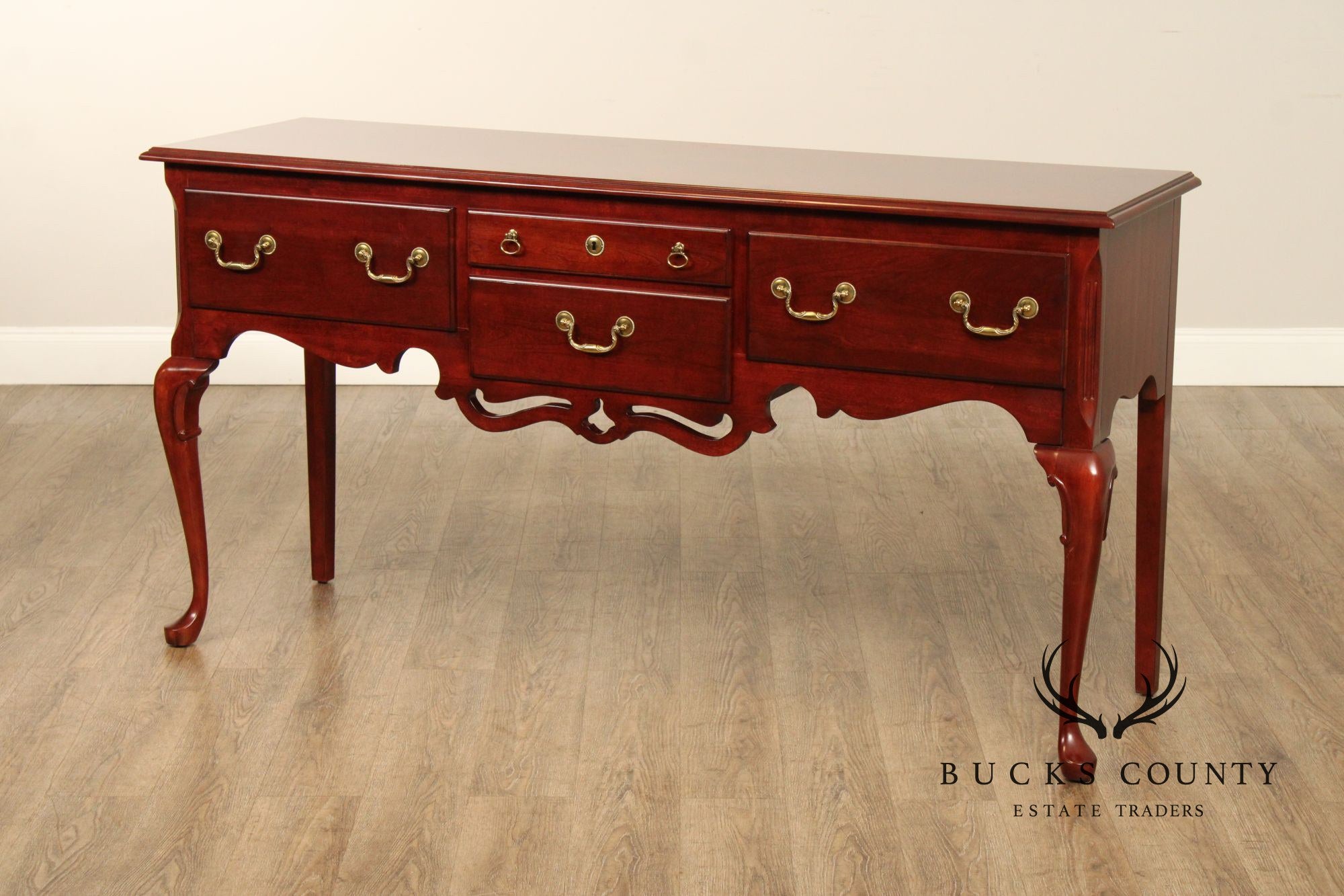 Pennsylvania House Queen Anne Style Cherry Sideboard
