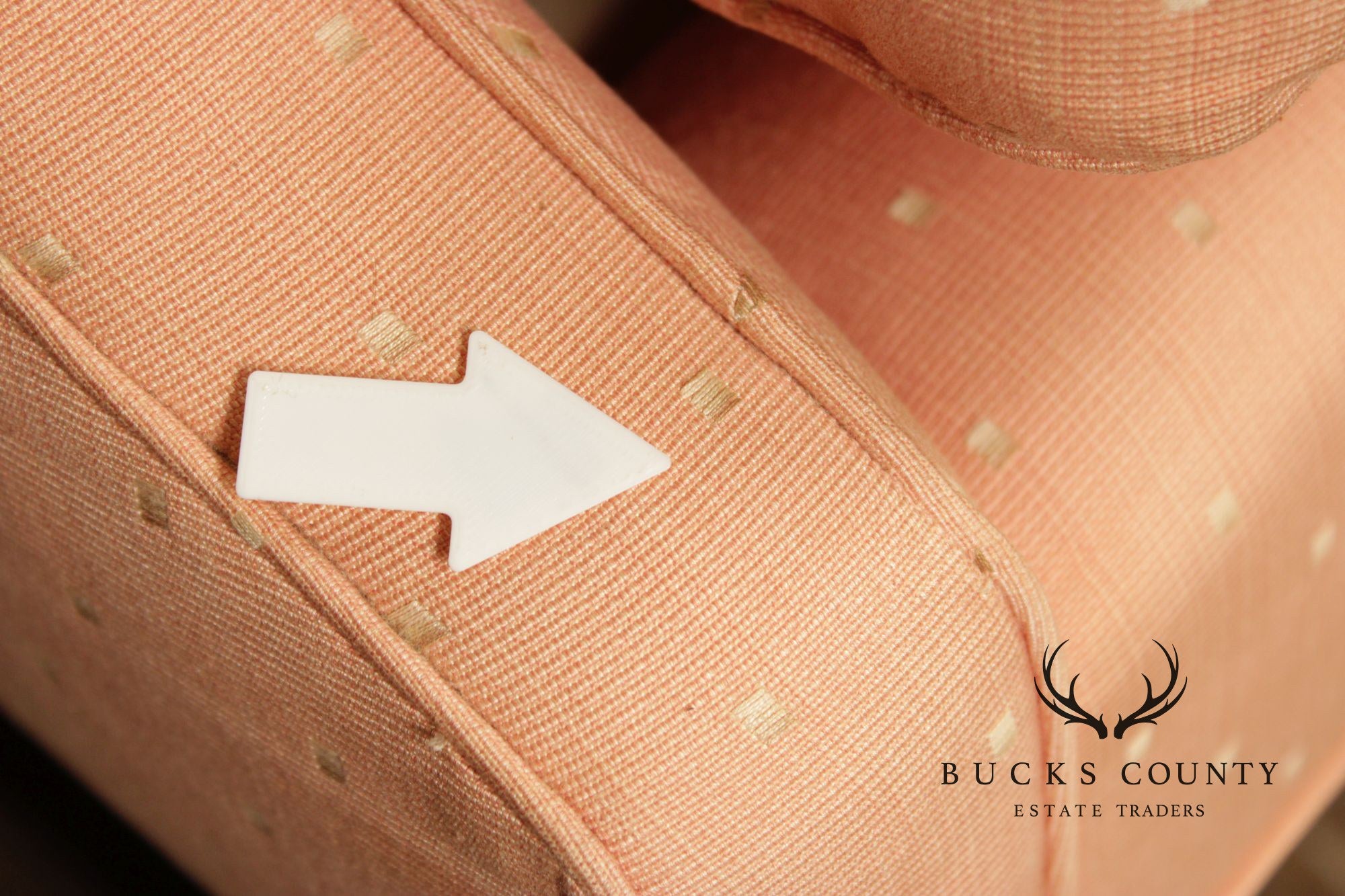 Chippendale Style Vintage Mahogany Camelback Sofa