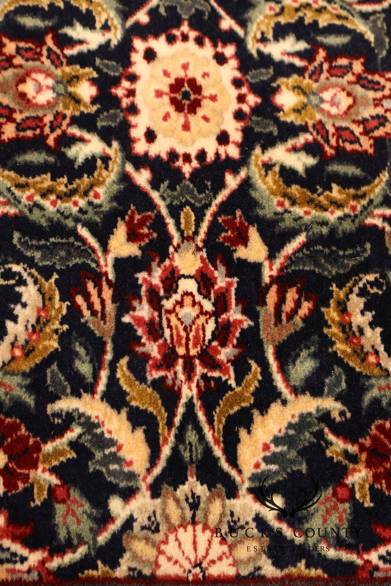 Persian Kashan Style Hand Tied Rug — 31" x 55"