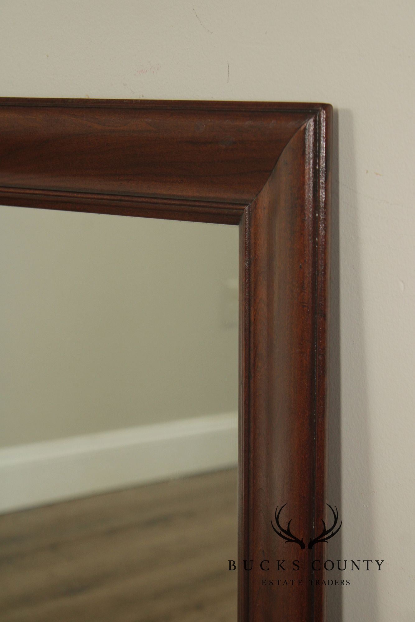 Vintage Cherry Ogee Frame Wall Mirror