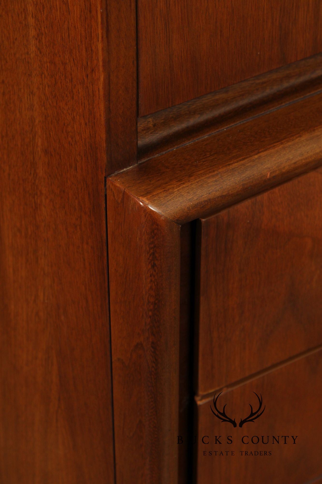 United Furniture Mid Century Modern Walnut High Chest