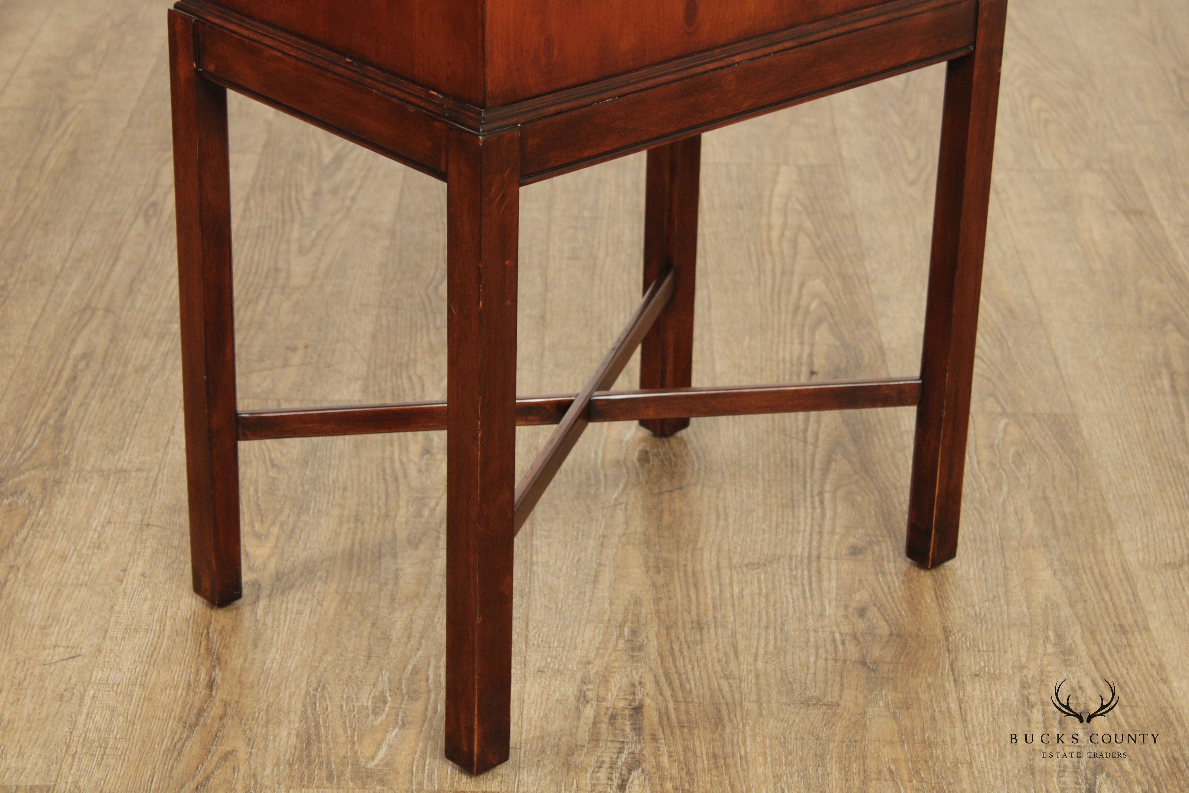 Ethan Allen Chippendale Style Box on Stand